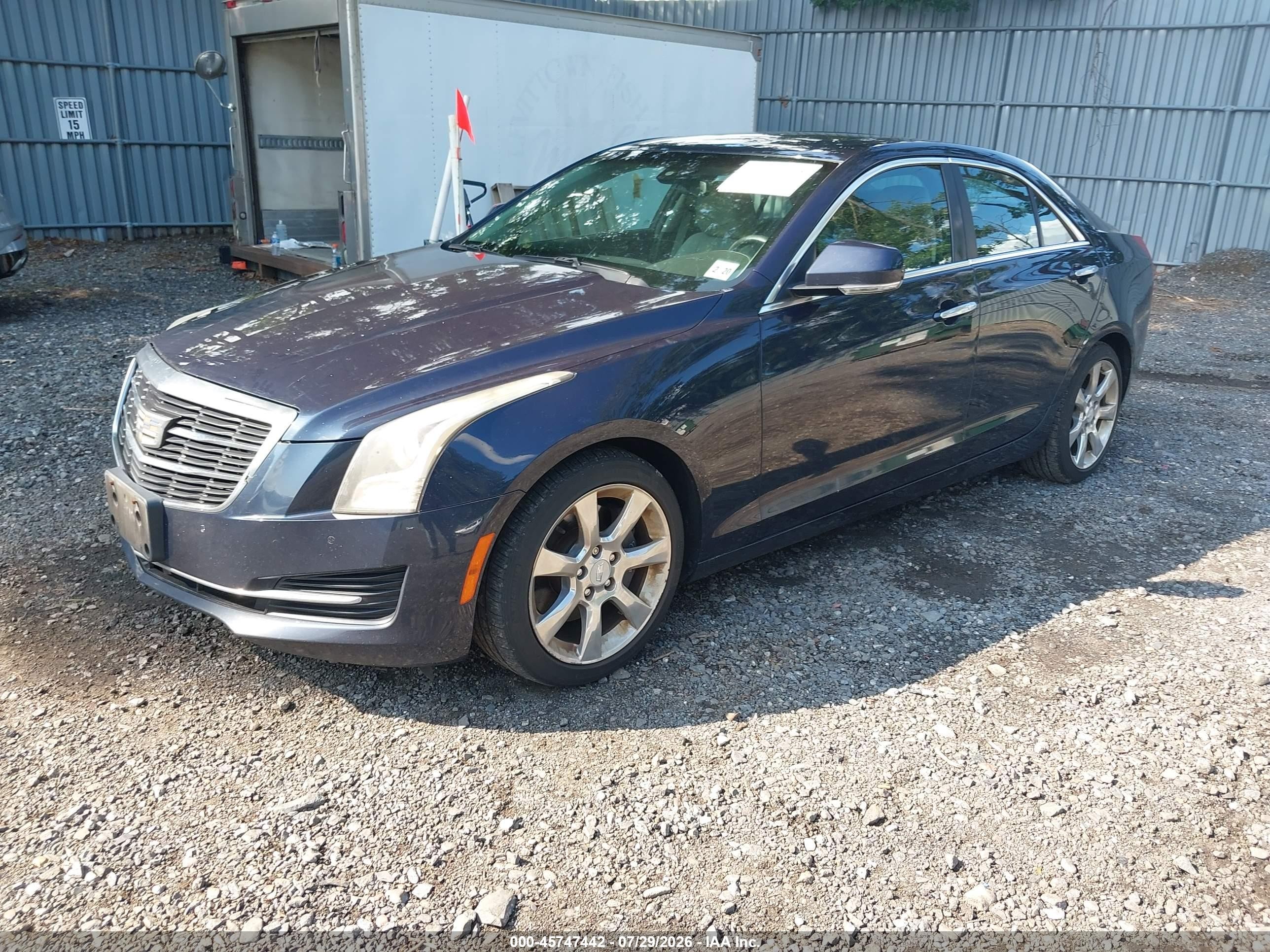 2015 Cadillac Ats Luxury Blue vin: 1G6AB5RA1F0111319