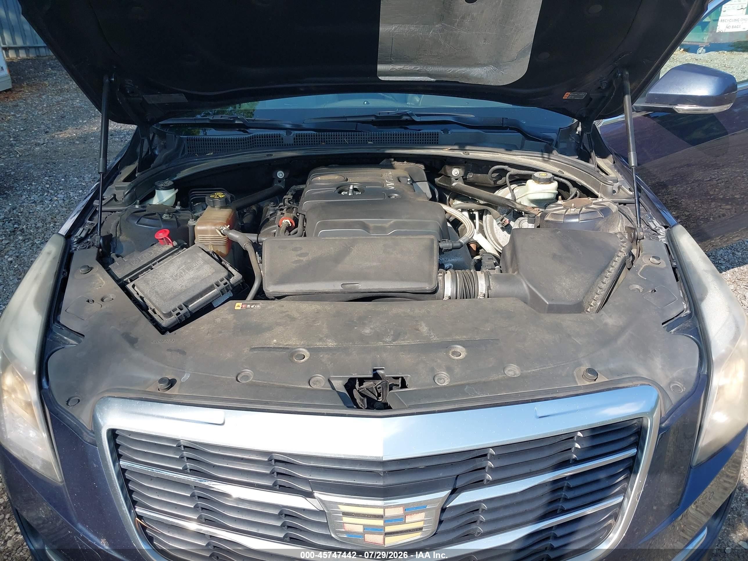 2015 Cadillac Ats Luxury Blue vin: 1G6AB5RA1F0111319