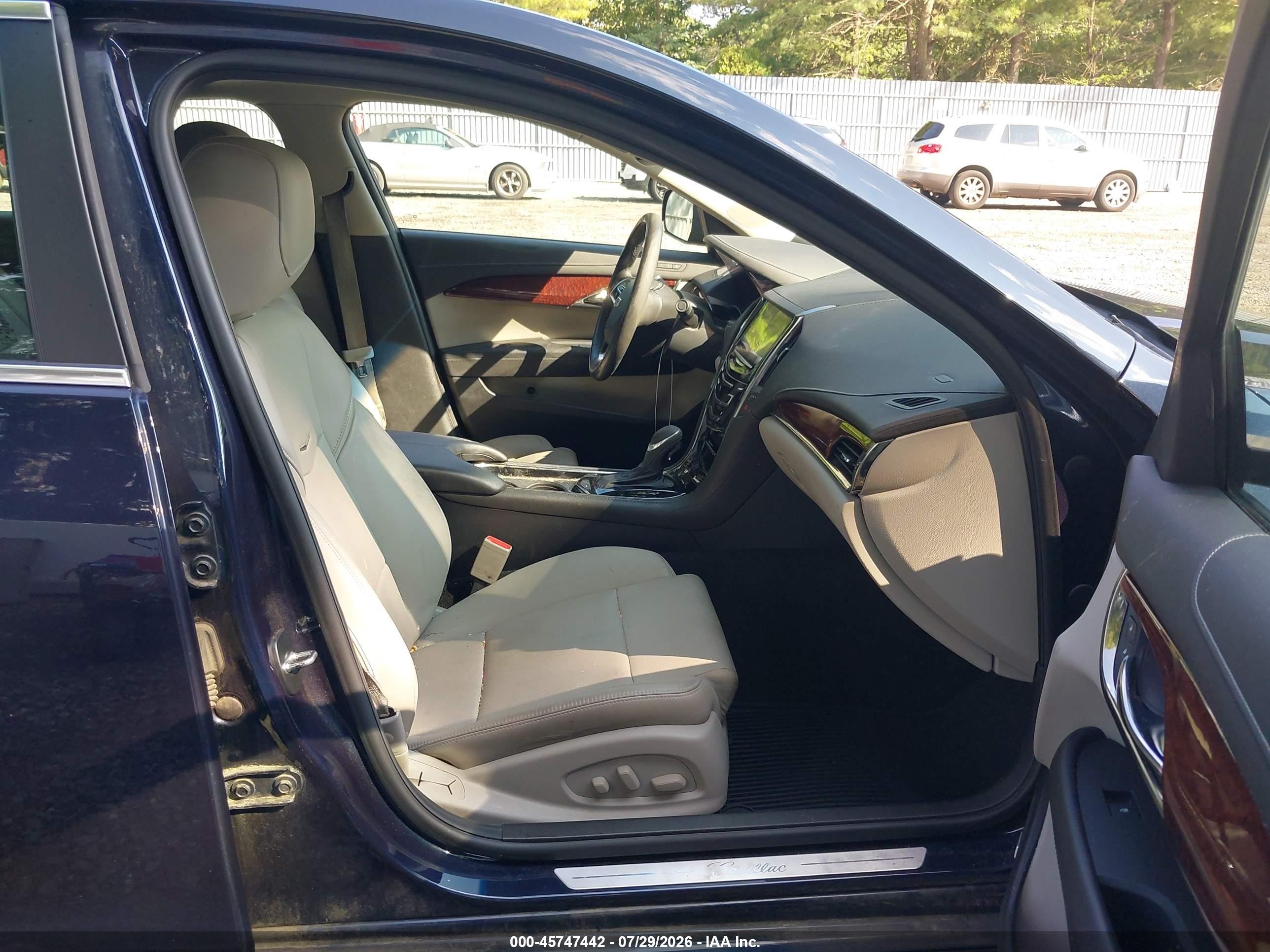 2015 Cadillac Ats Luxury Blue vin: 1G6AB5RA1F0111319