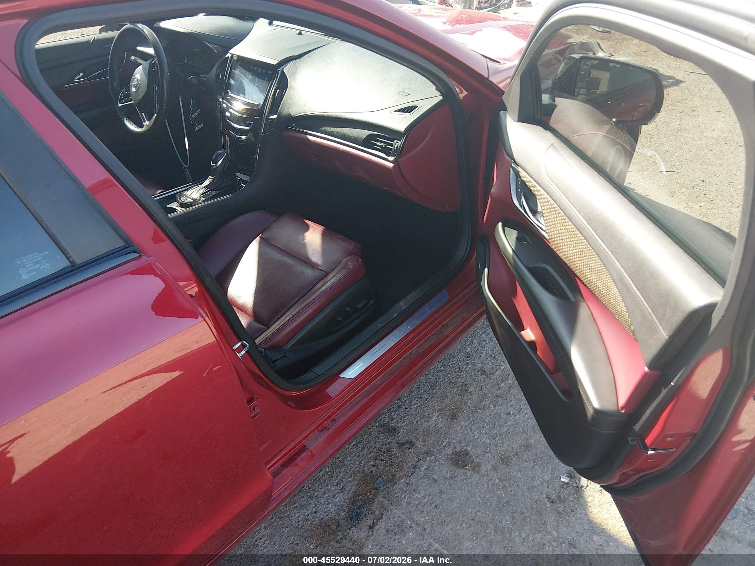 2013 Cadillac Ats Luxury Red vin: 1G6AB5RA2D0136825