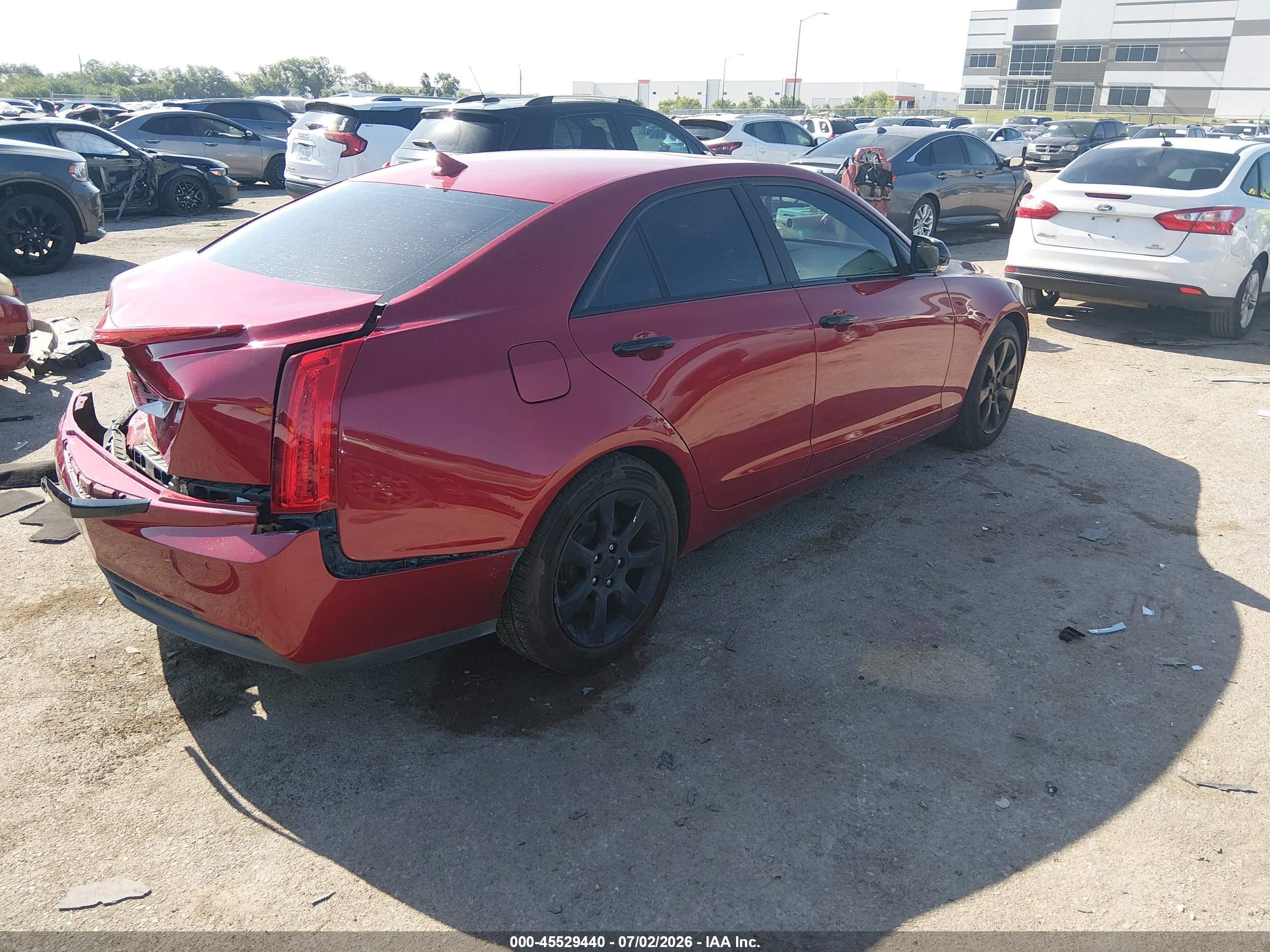 2013 Cadillac Ats Luxury Red vin: 1G6AB5RA2D0136825