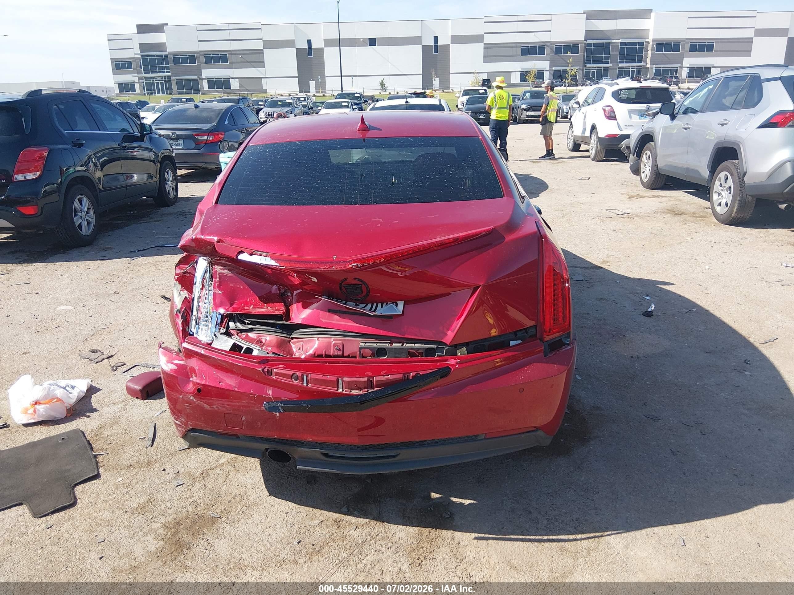 2013 Cadillac Ats Luxury Red vin: 1G6AB5RA2D0136825