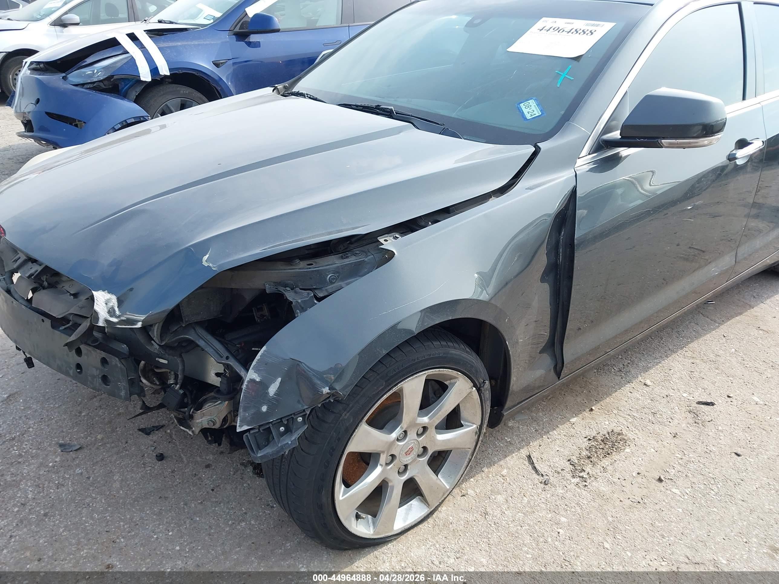 2014 Cadillac Ats Luxury Gray vin: 1G6AB5RA2E0140780