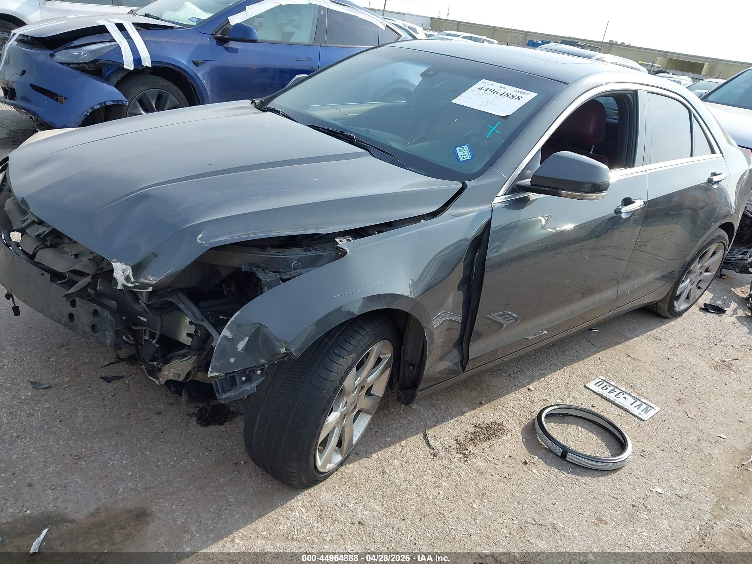 2014 Cadillac Ats Luxury Gray vin: 1G6AB5RA2E0140780