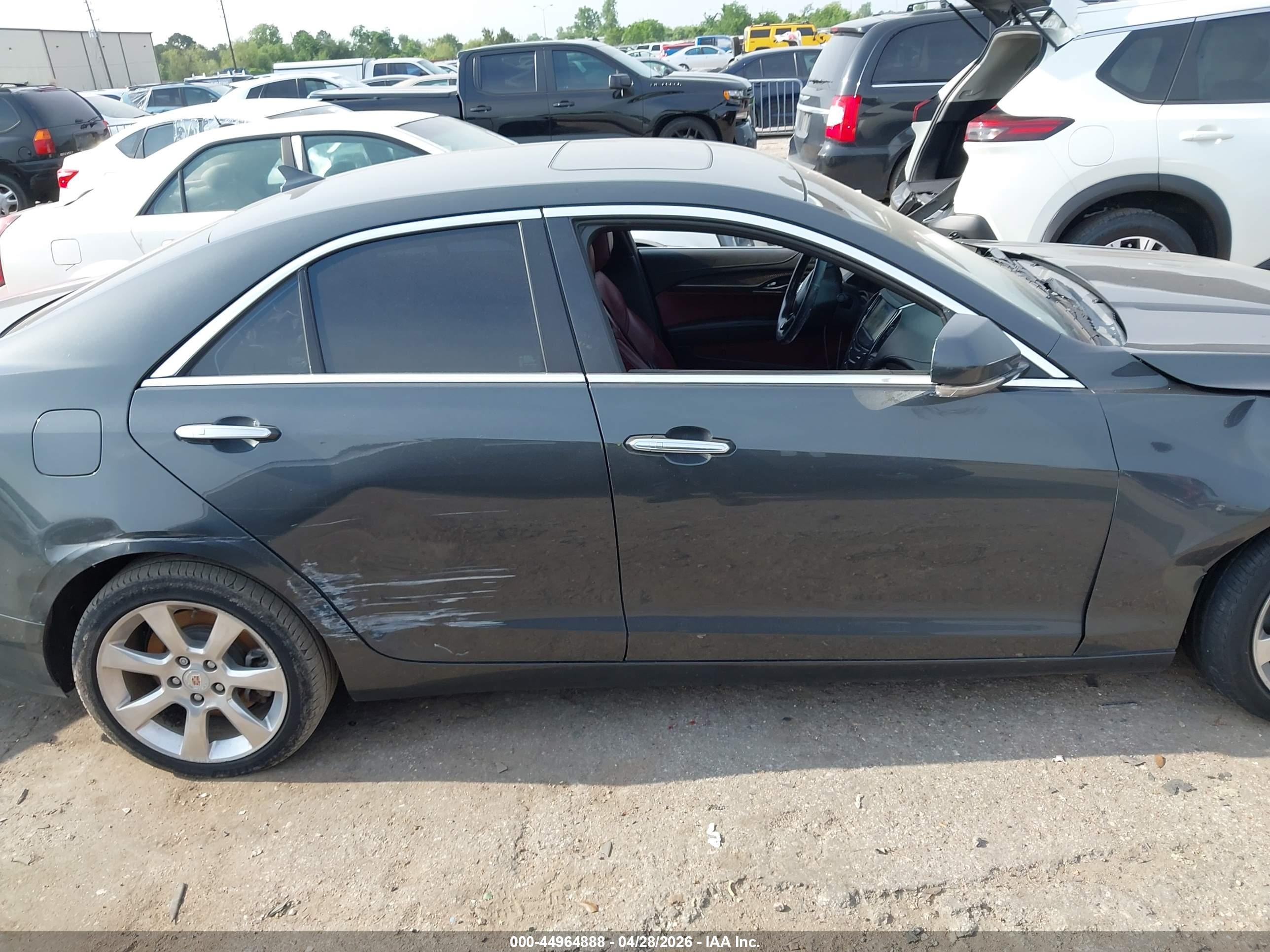 2014 Cadillac Ats Luxury Gray vin: 1G6AB5RA2E0140780