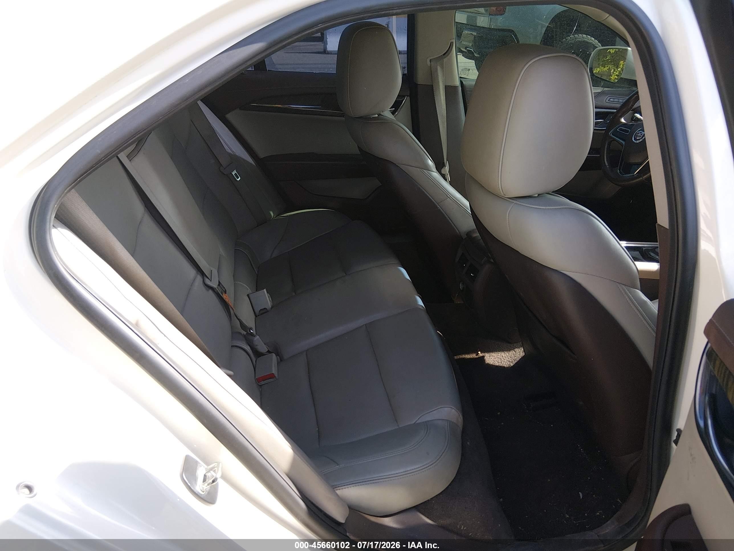 2014 Cadillac Ats Luxury White vin: 1G6AB5RA2E0161273