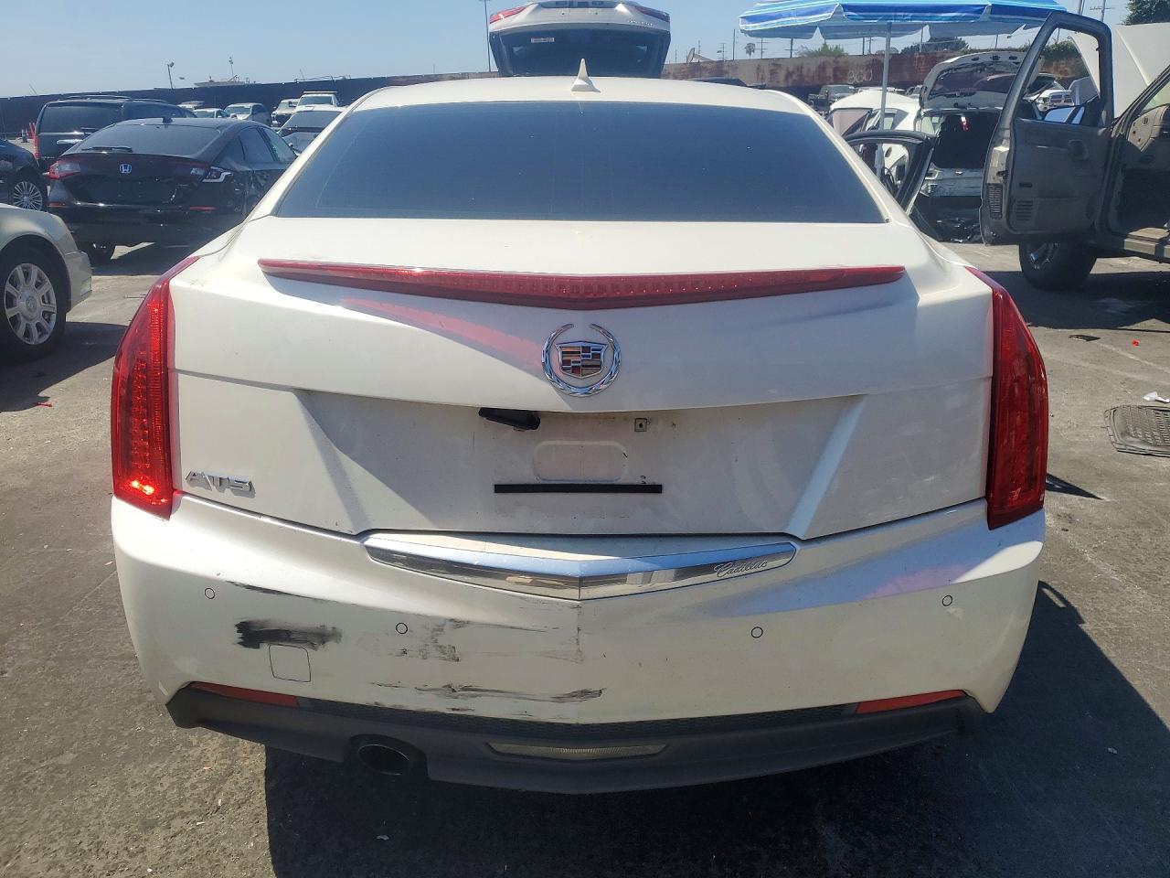 2014 Cadillac Ats Luxury White vin: 1G6AB5RA2E0185590