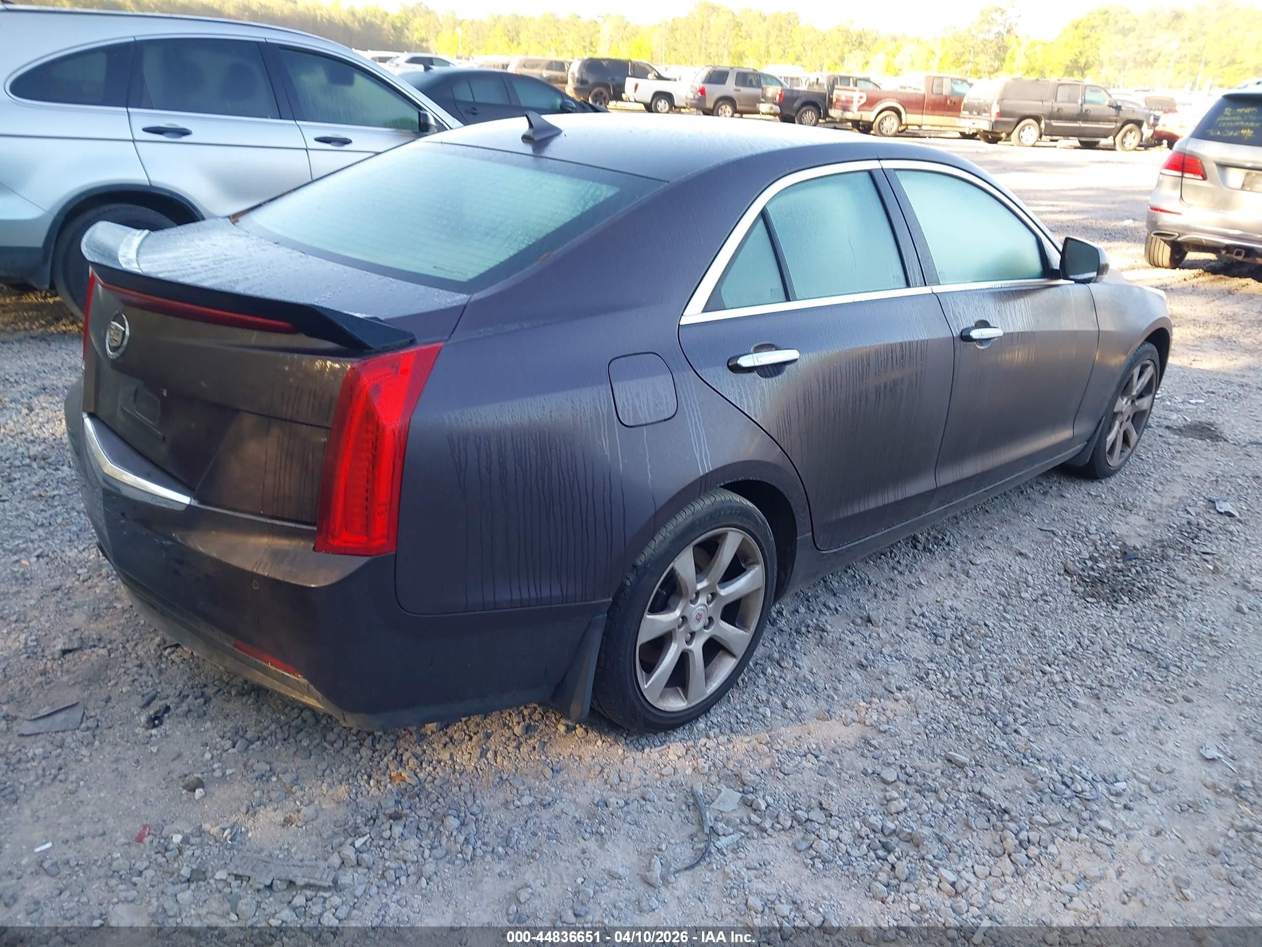 2014 Cadillac Ats Luxury Gray vin: 1G6AB5RA2E0186142
