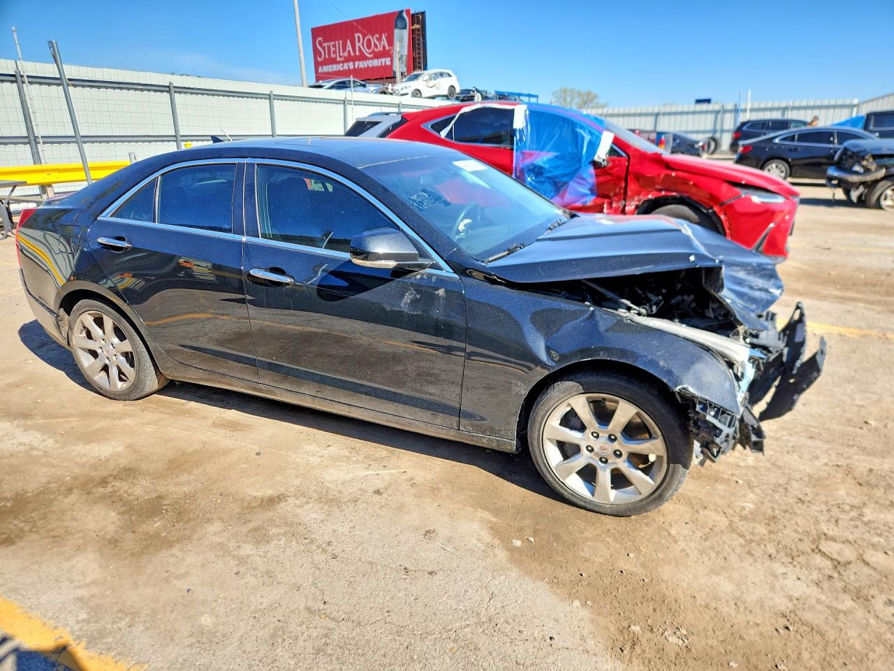 2014 Cadillac Ats Luxury Black vin: 1G6AB5RA2E0189445