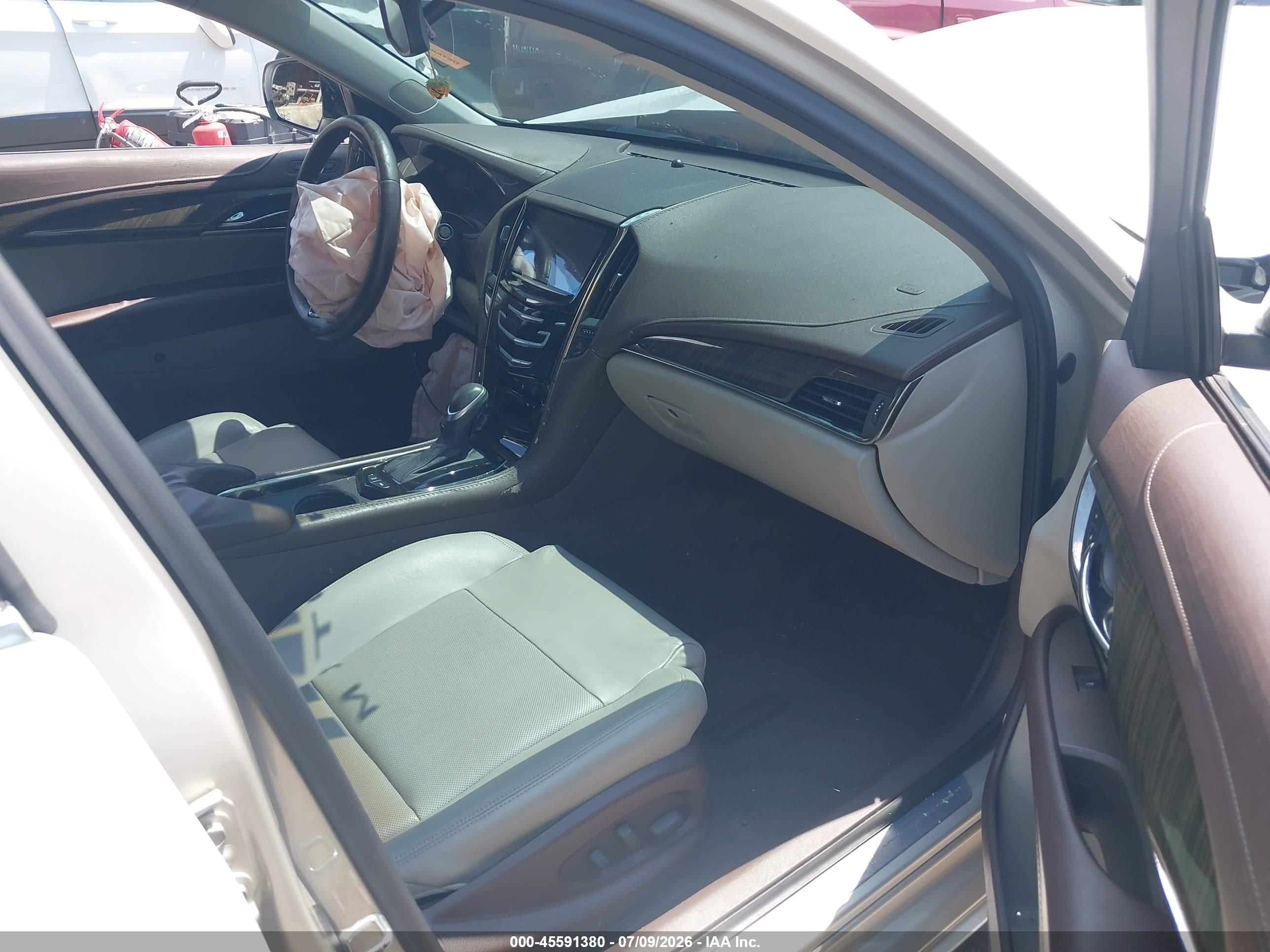 2013 Cadillac Ats Luxury White vin: 1G6AB5RA3D0149230
