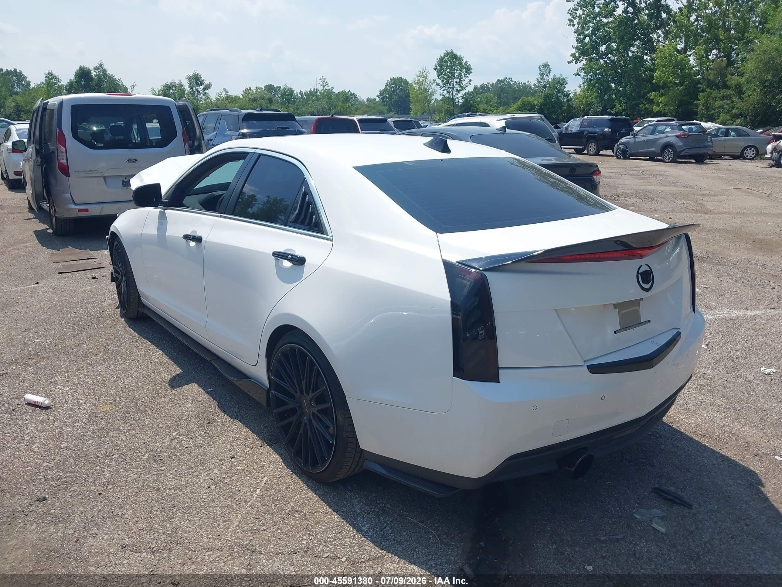2013 Cadillac Ats Luxury White vin: 1G6AB5RA3D0149230