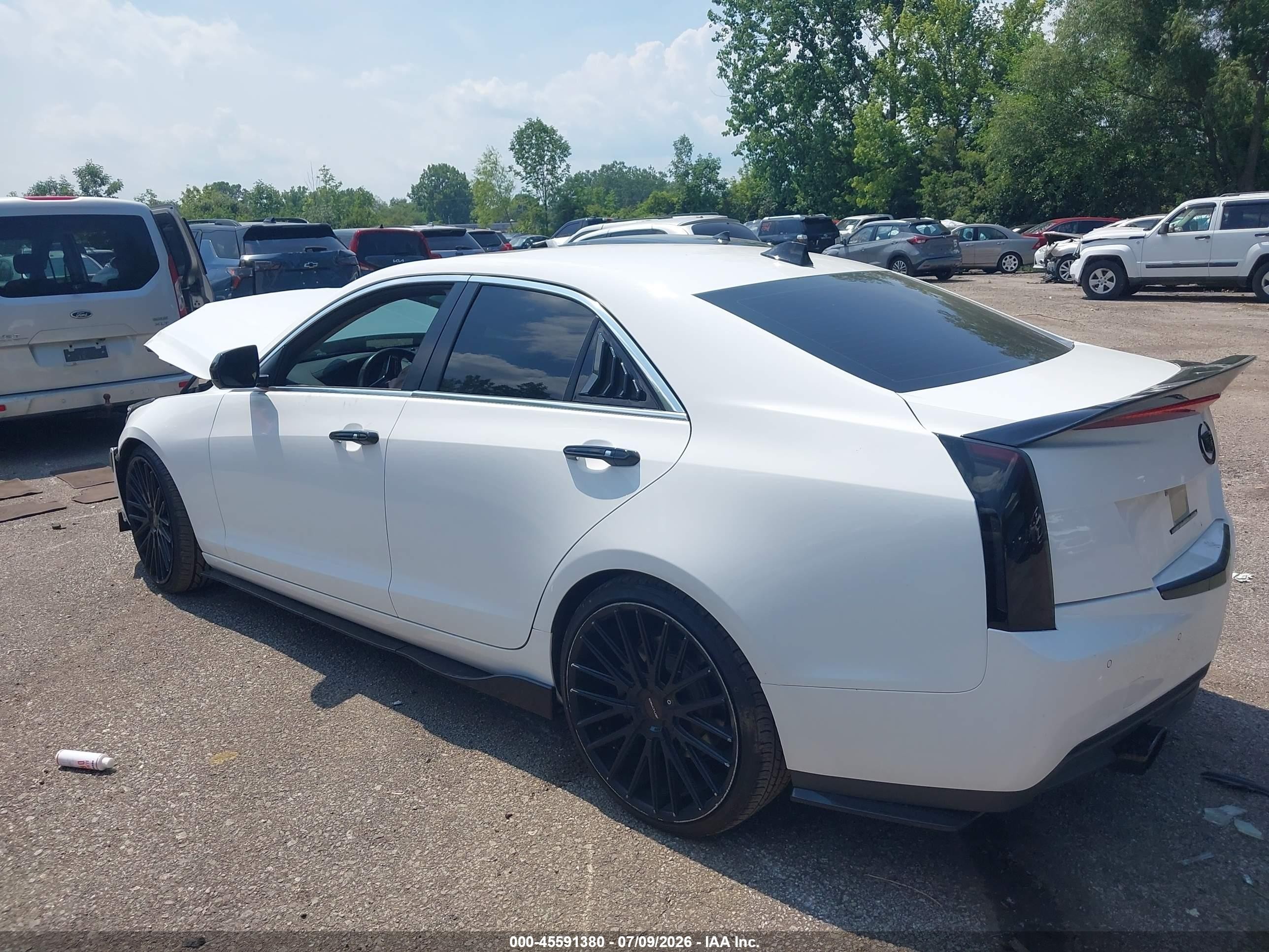 2013 Cadillac Ats Luxury White vin: 1G6AB5RA3D0149230