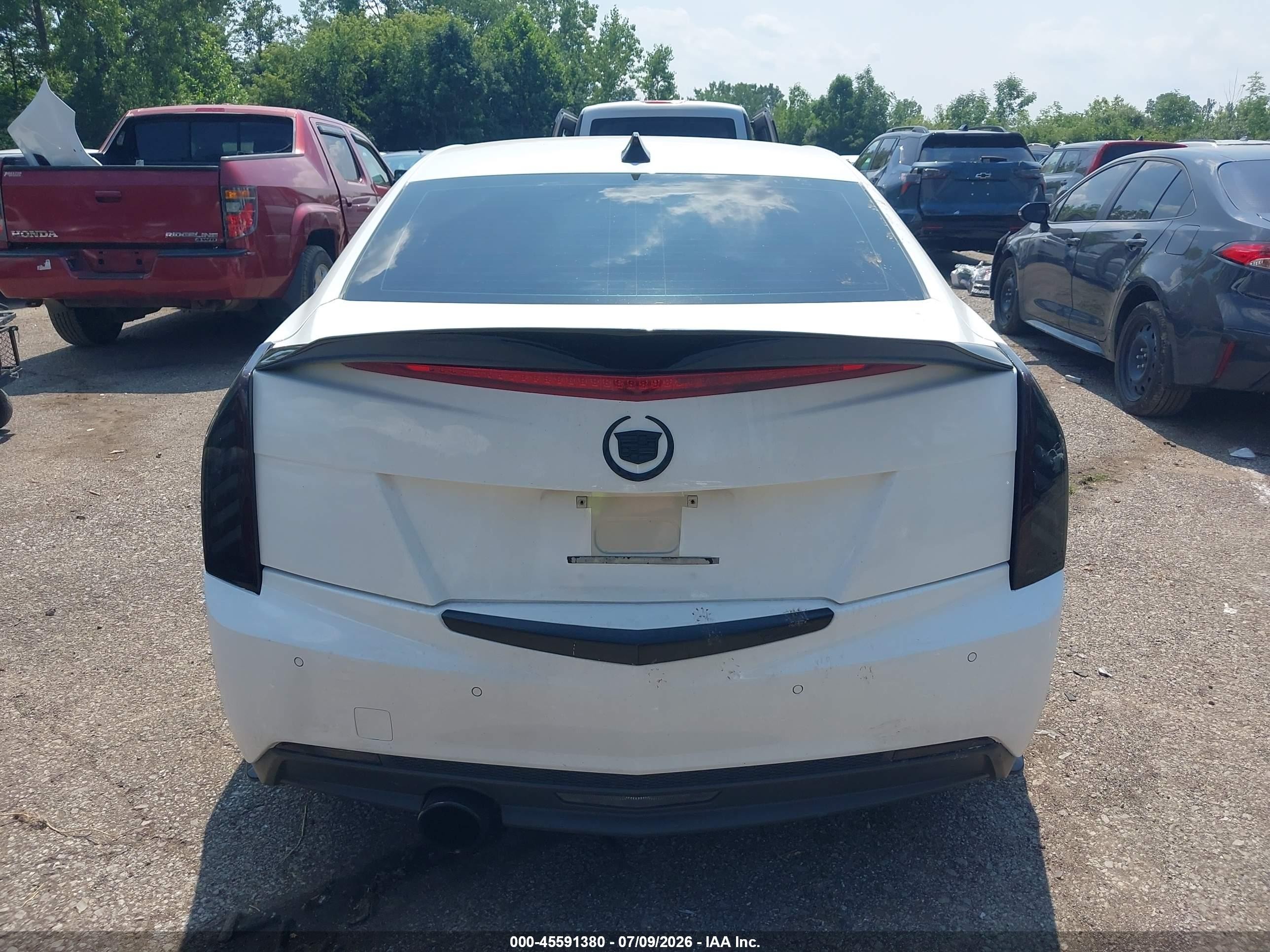2013 Cadillac Ats Luxury White vin: 1G6AB5RA3D0149230