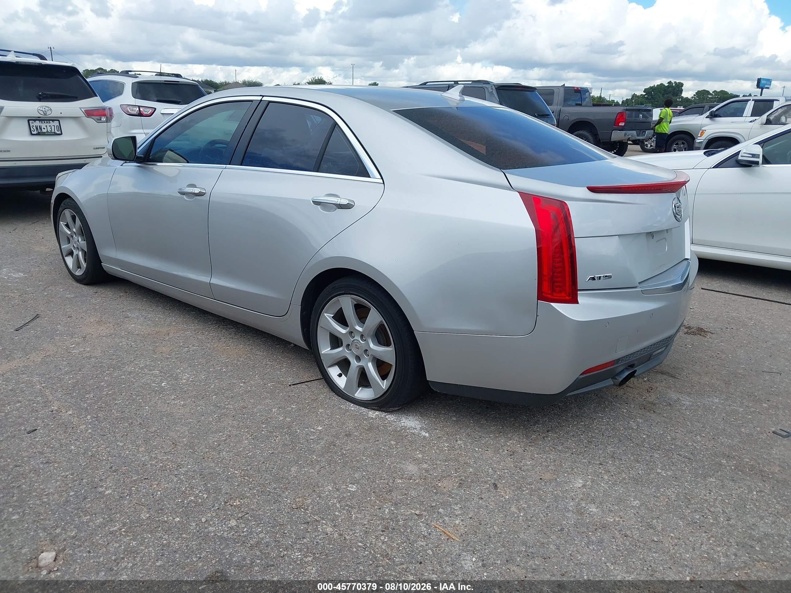 2013 Cadillac Ats Luxury Silver vin: 1G6AB5RA3D0160051