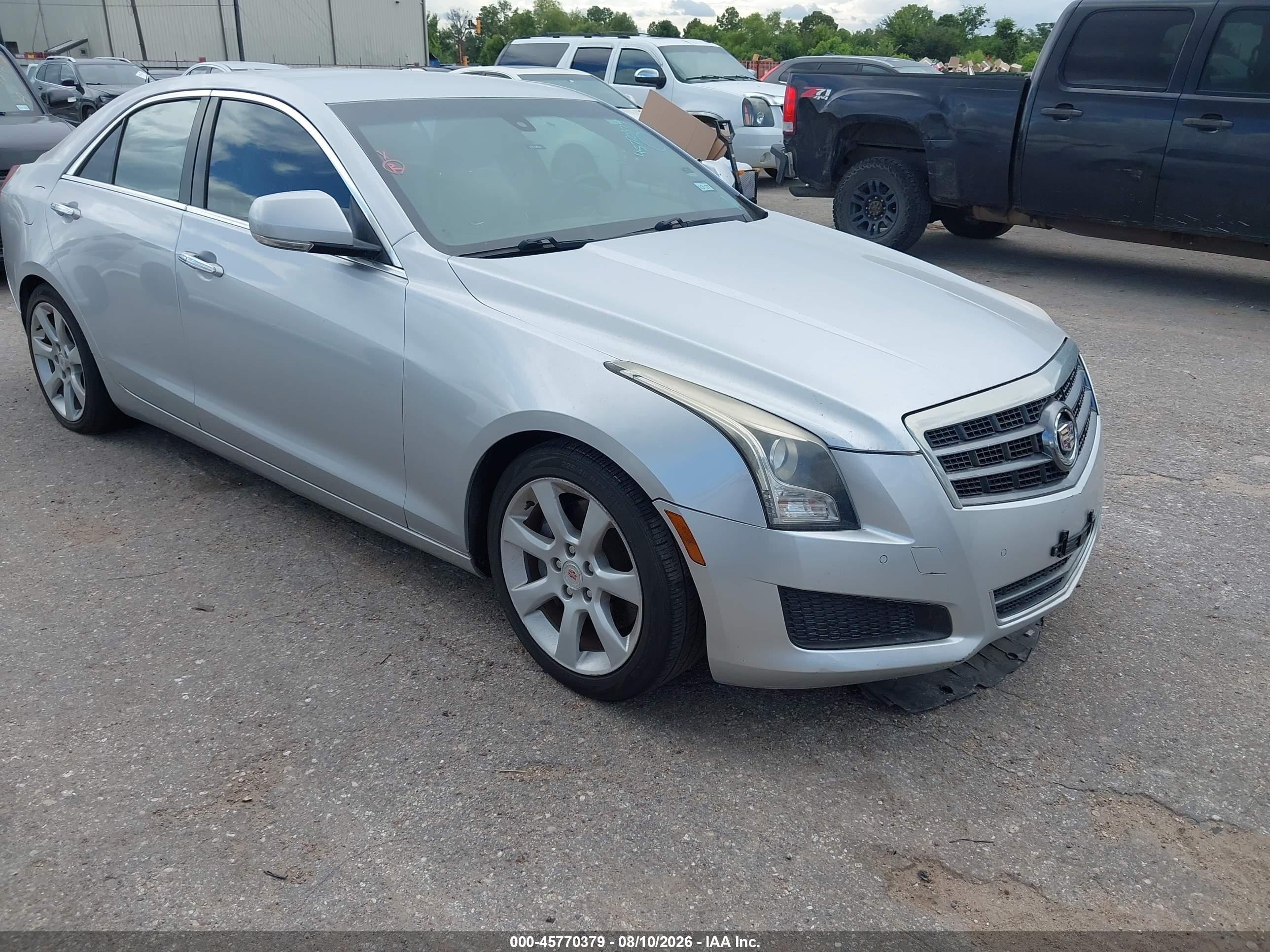 2013 Cadillac Ats Luxury Silver vin: 1G6AB5RA3D0160051