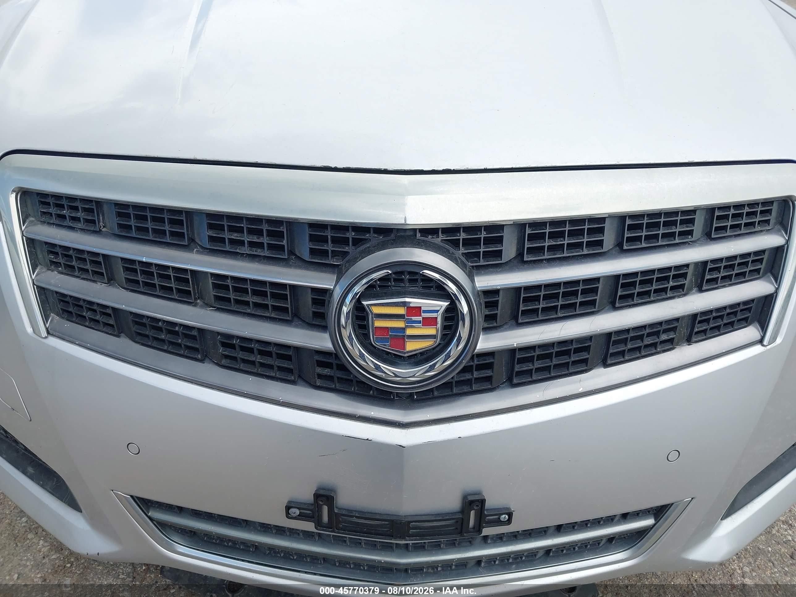 2013 Cadillac Ats Luxury Silver vin: 1G6AB5RA3D0160051