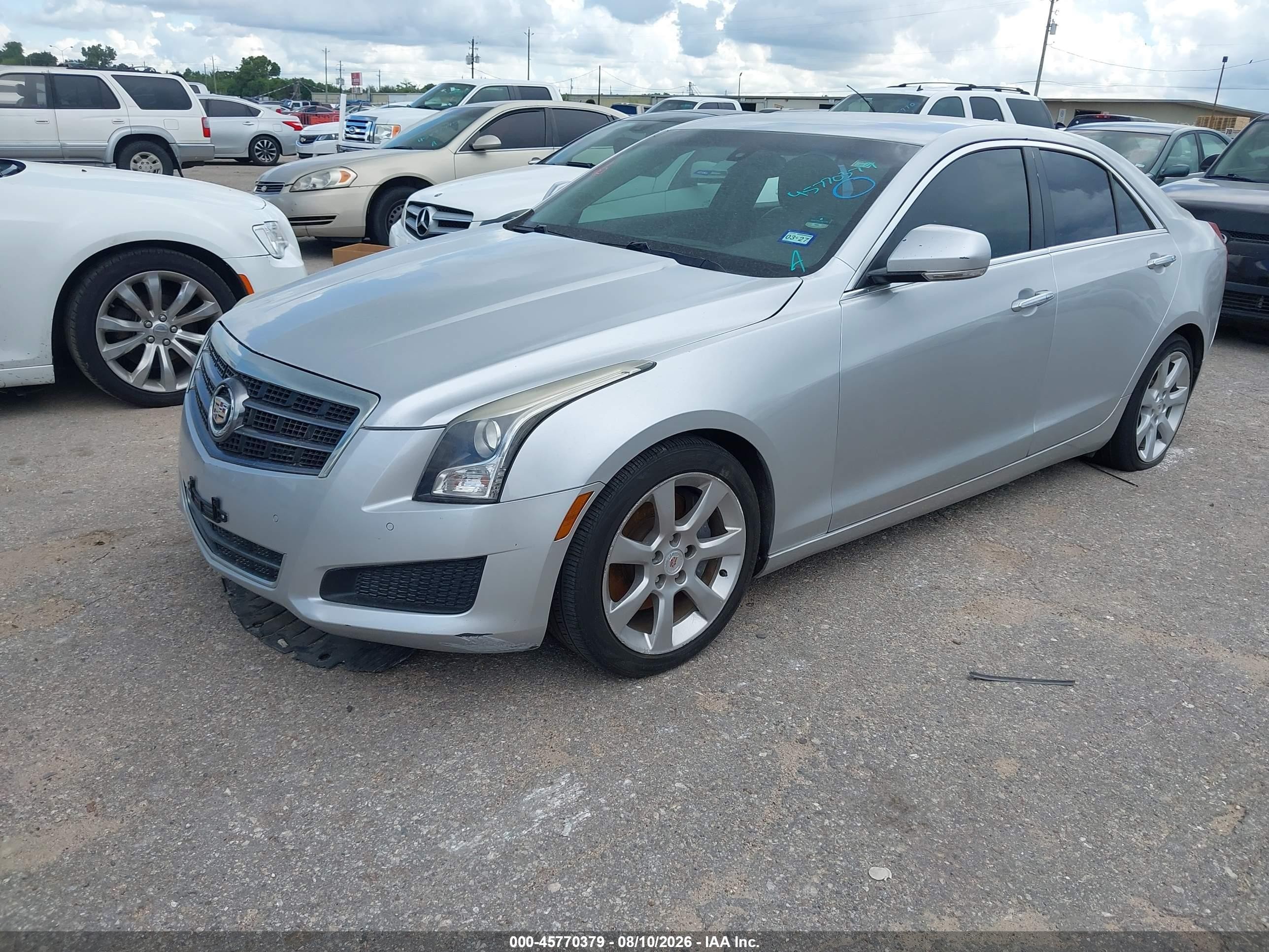 2013 Cadillac Ats Luxury Silver vin: 1G6AB5RA3D0160051
