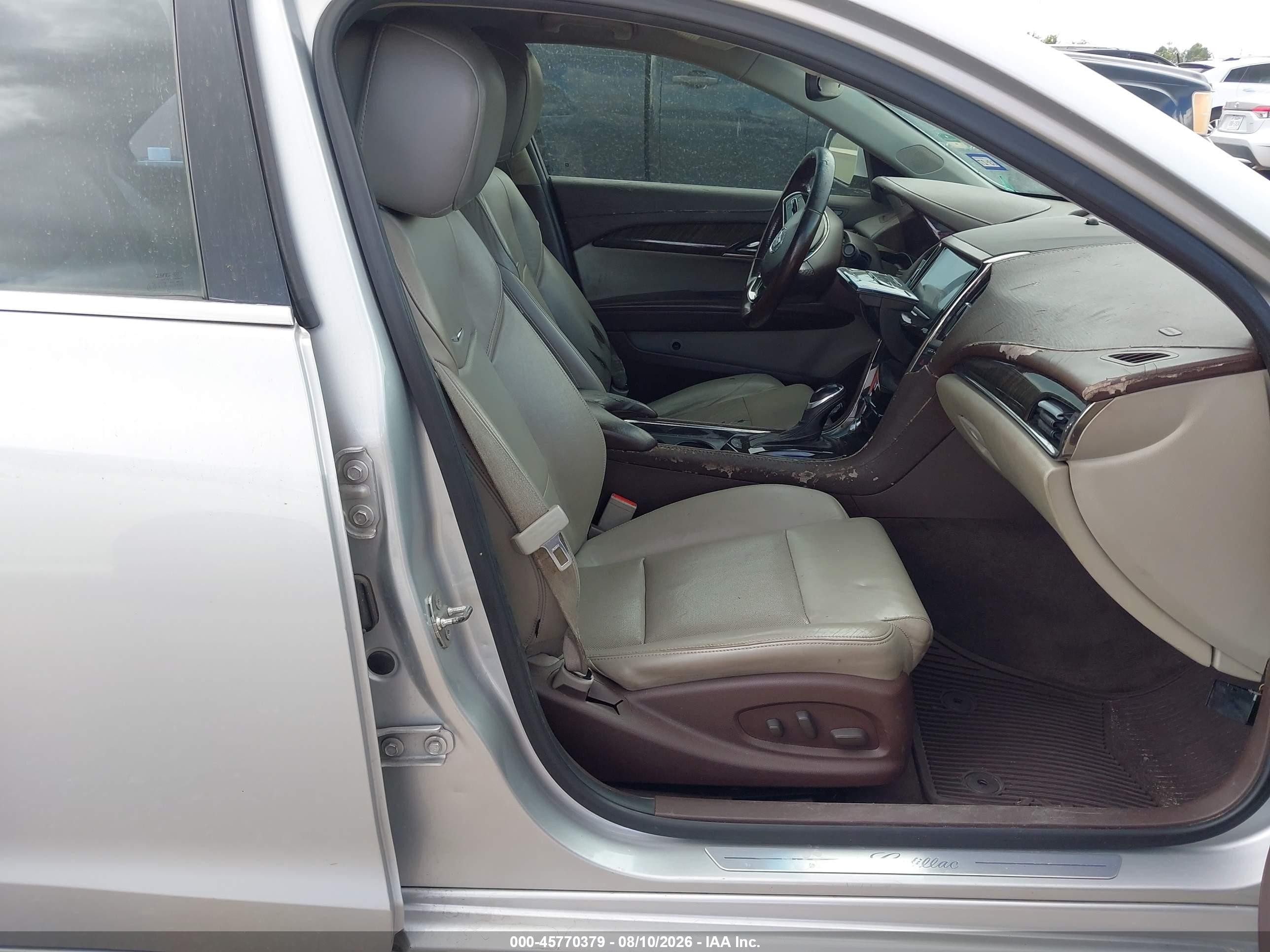 2013 Cadillac Ats Luxury Silver vin: 1G6AB5RA3D0160051