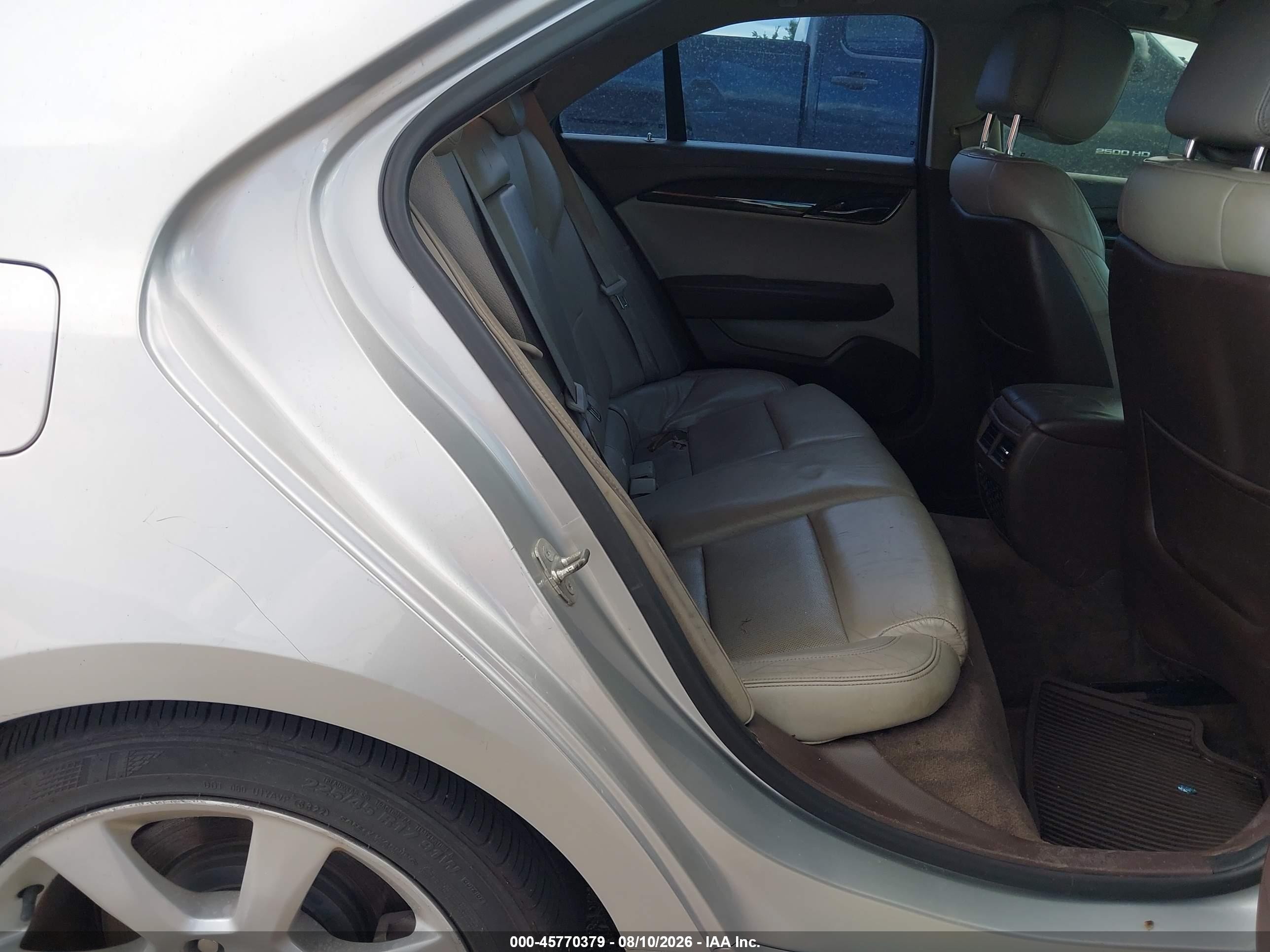 2013 Cadillac Ats Luxury Silver vin: 1G6AB5RA3D0160051