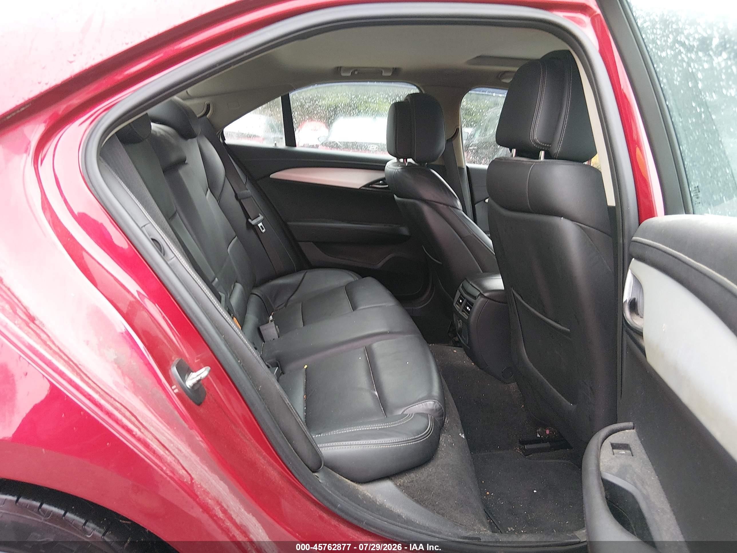 2014 Cadillac Ats Luxury Red vin: 1G6AB5RA3E0100675
