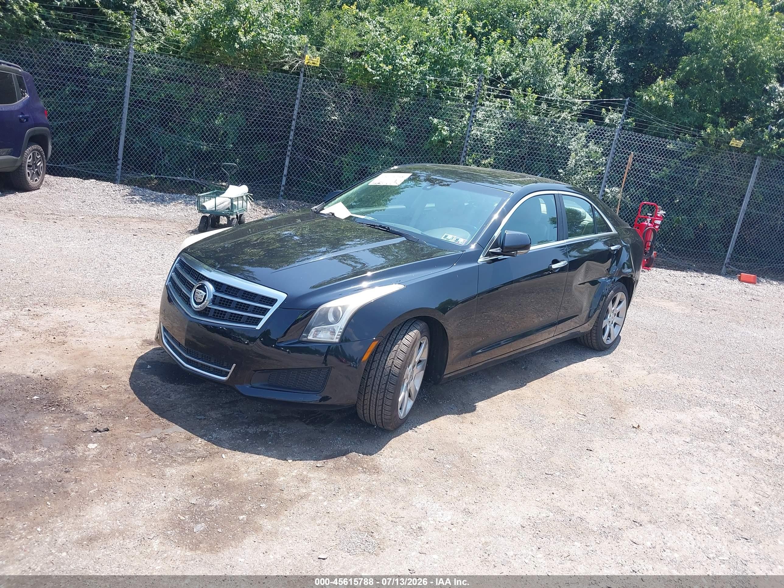 2014 Cadillac Ats Luxury Black vin: 1G6AB5RA3E0149617