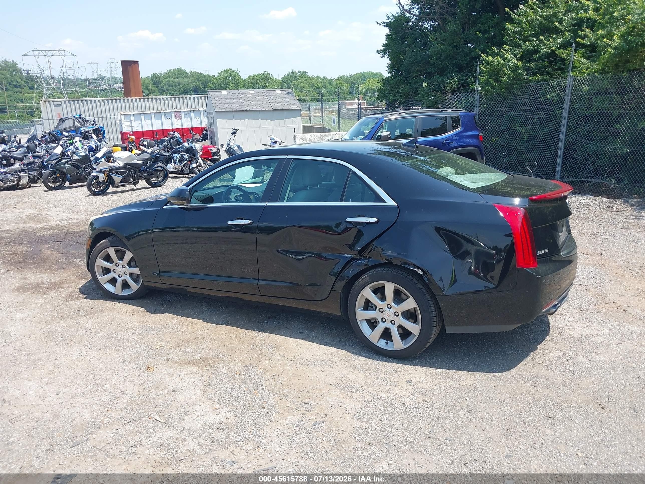 2014 Cadillac Ats Luxury Black vin: 1G6AB5RA3E0149617
