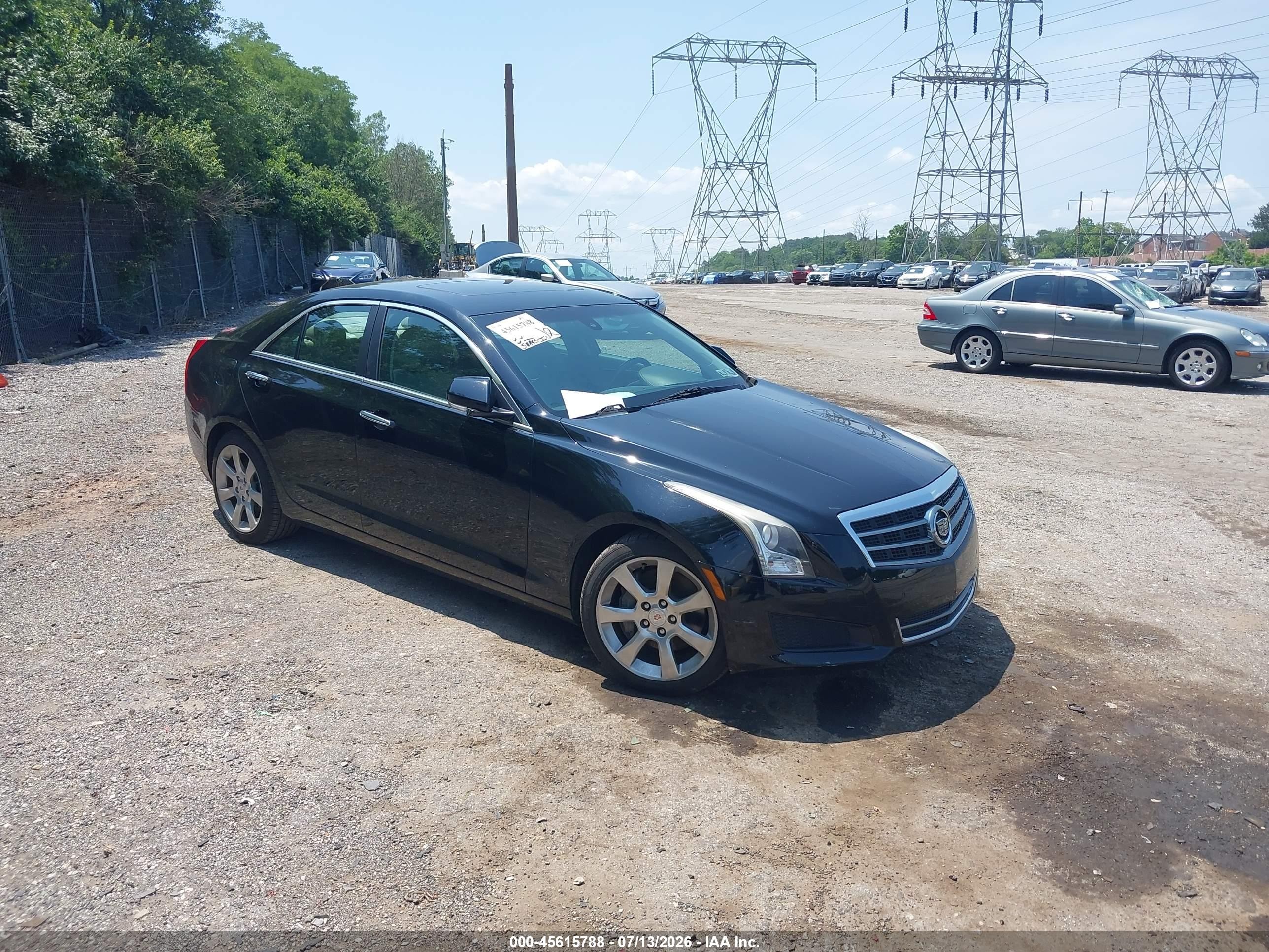 2014 Cadillac Ats Luxury Black vin: 1G6AB5RA3E0149617