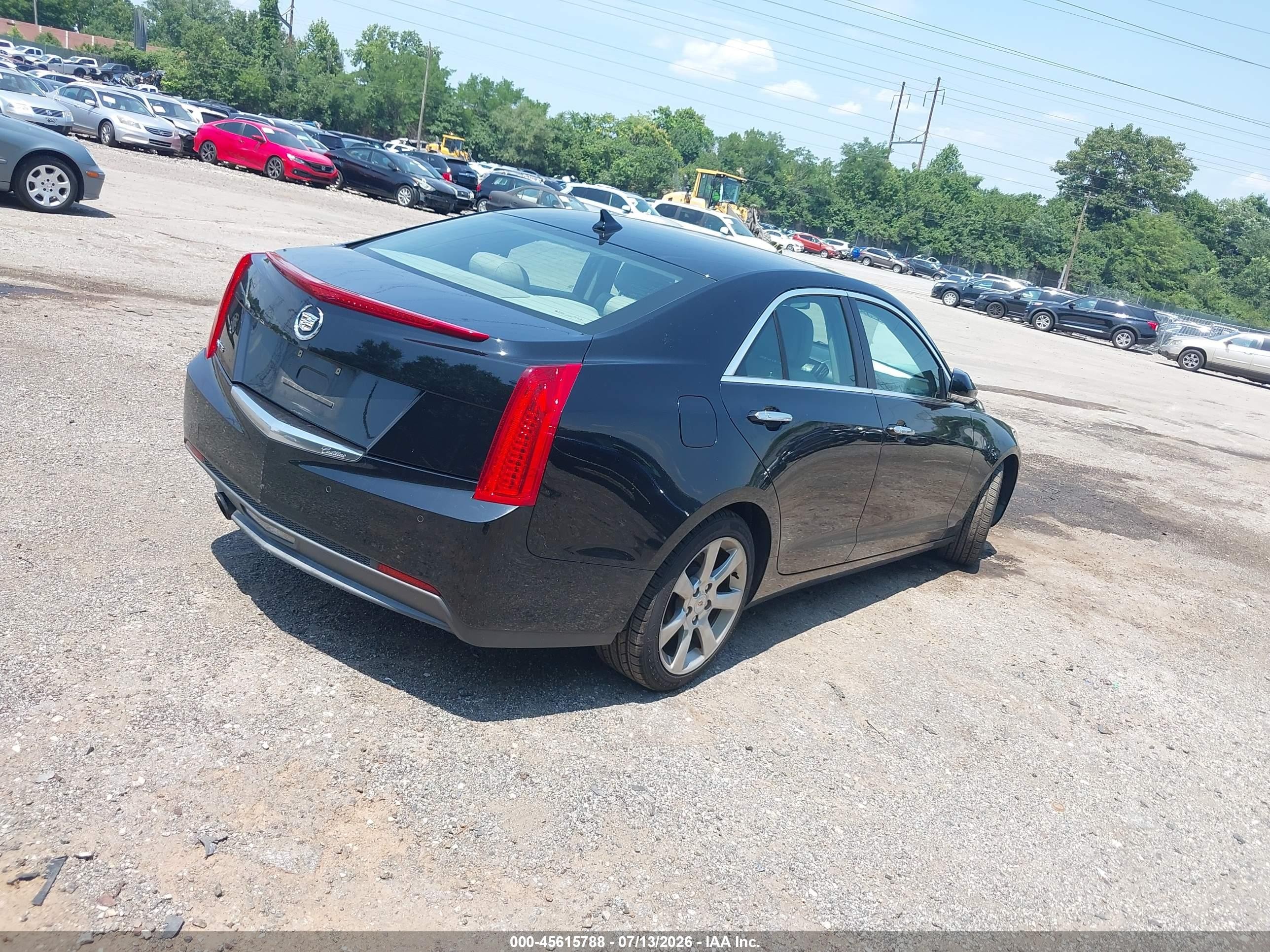 2014 Cadillac Ats Luxury Black vin: 1G6AB5RA3E0149617