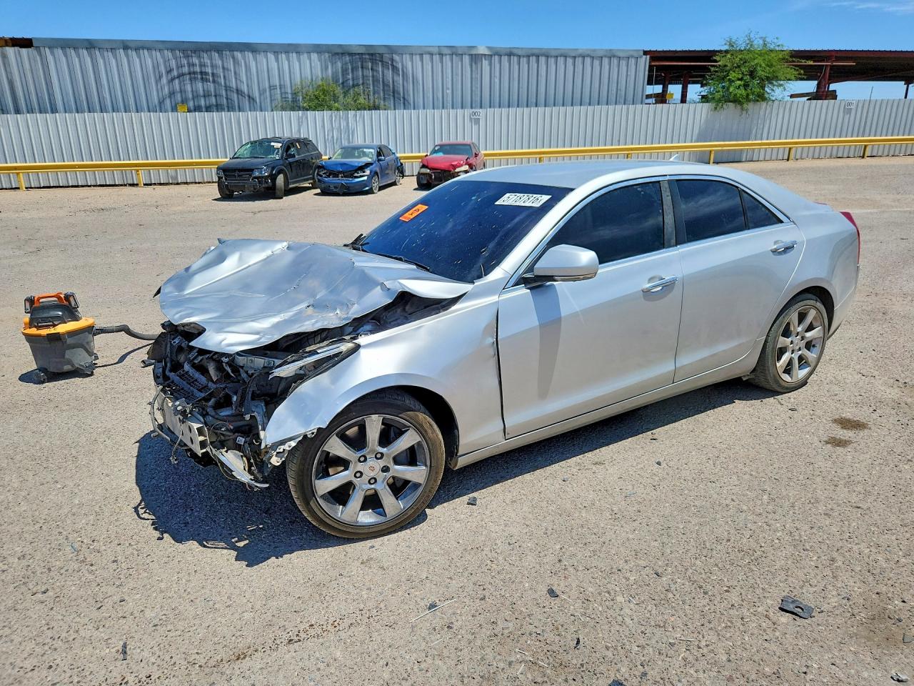 2014 Cadillac Ats Luxury Silver vin: 1G6AB5RA3E0152212