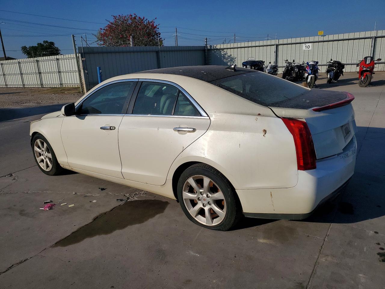2014 Cadillac Ats Luxury Белый vin: 1G6AB5RA3E0163386