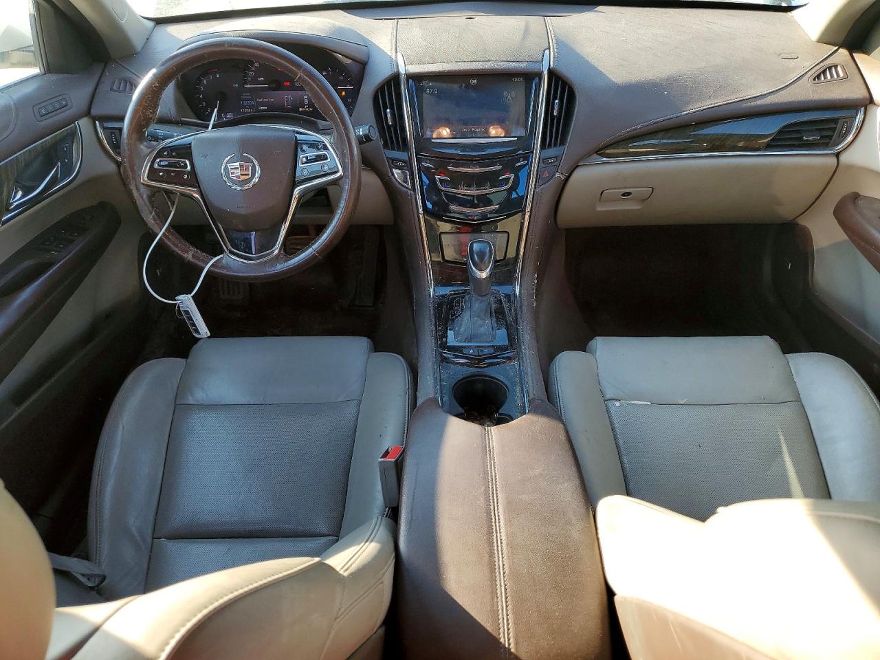 2014 Cadillac Ats Luxury Белый vin: 1G6AB5RA3E0163386
