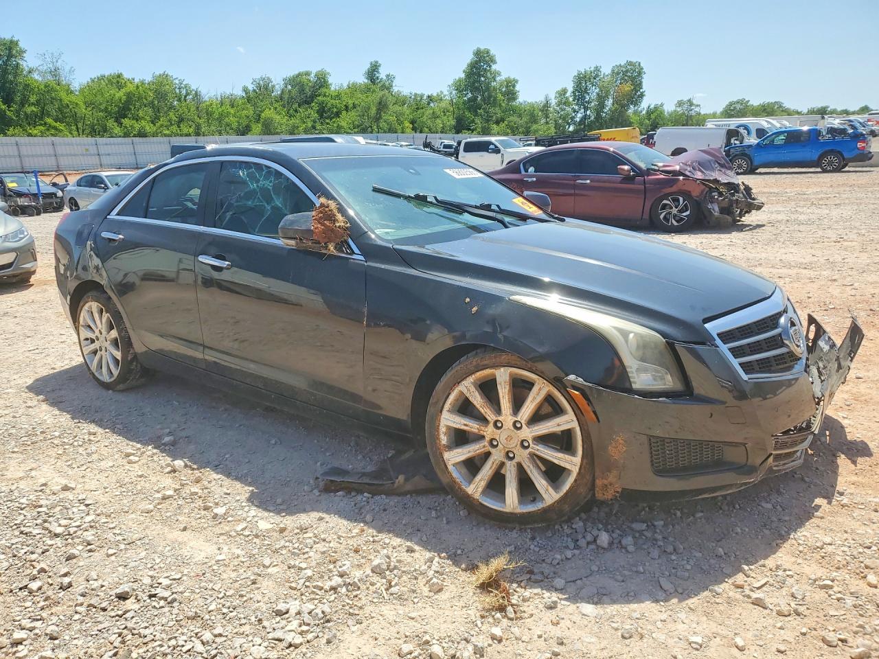 2014 Cadillac Ats Luxury Black vin: 1G6AB5RA3E0194458