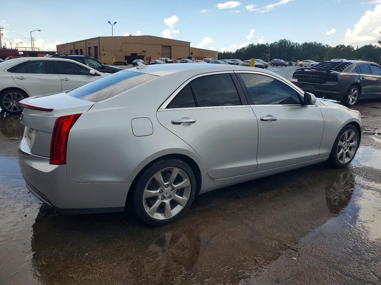 2013 Cadillac Ats Luxury Silver vin: 1G6AB5RA4D0100120