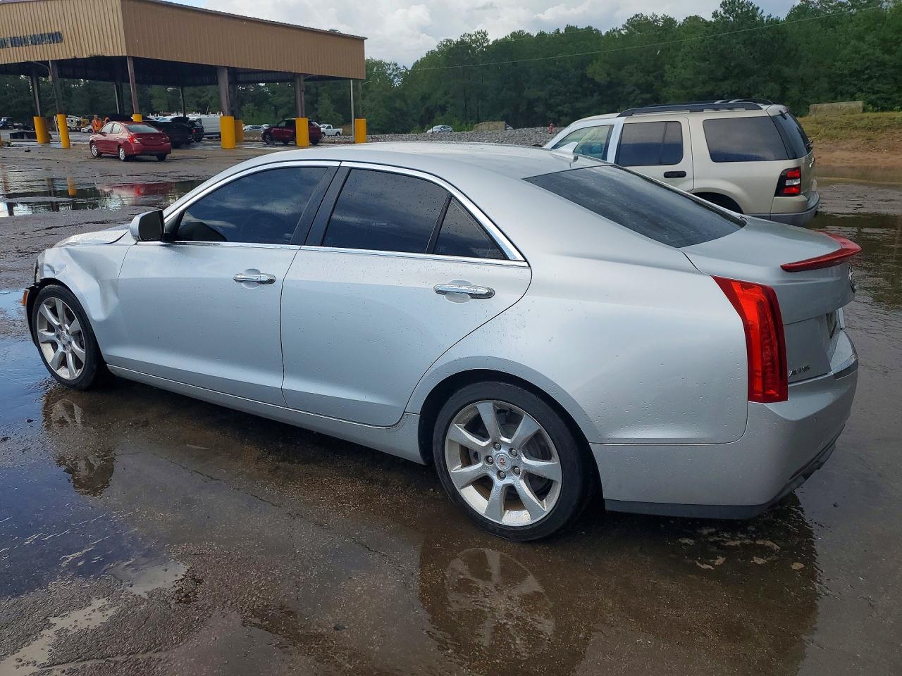 2013 Cadillac Ats Luxury Silver vin: 1G6AB5RA4D0100120