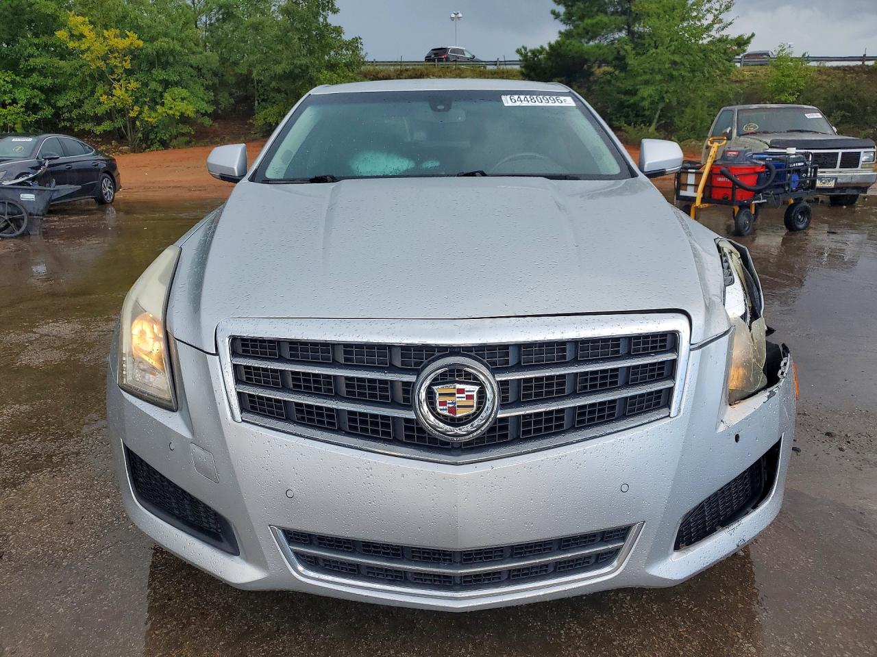 2013 Cadillac Ats Luxury Silver vin: 1G6AB5RA4D0100120