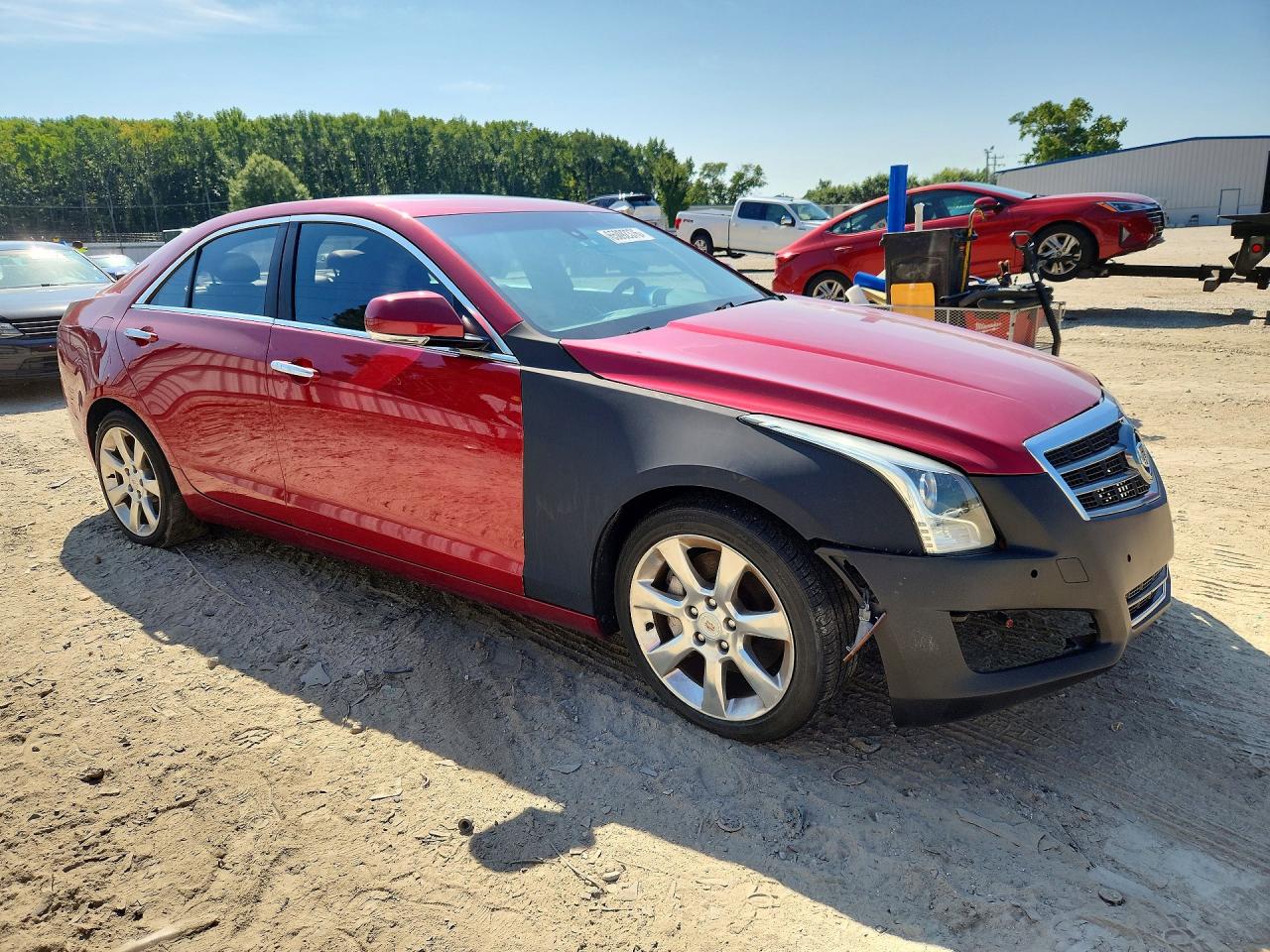 2013 Cadillac Ats Luxury Red vin: 1G6AB5RA4D0121307