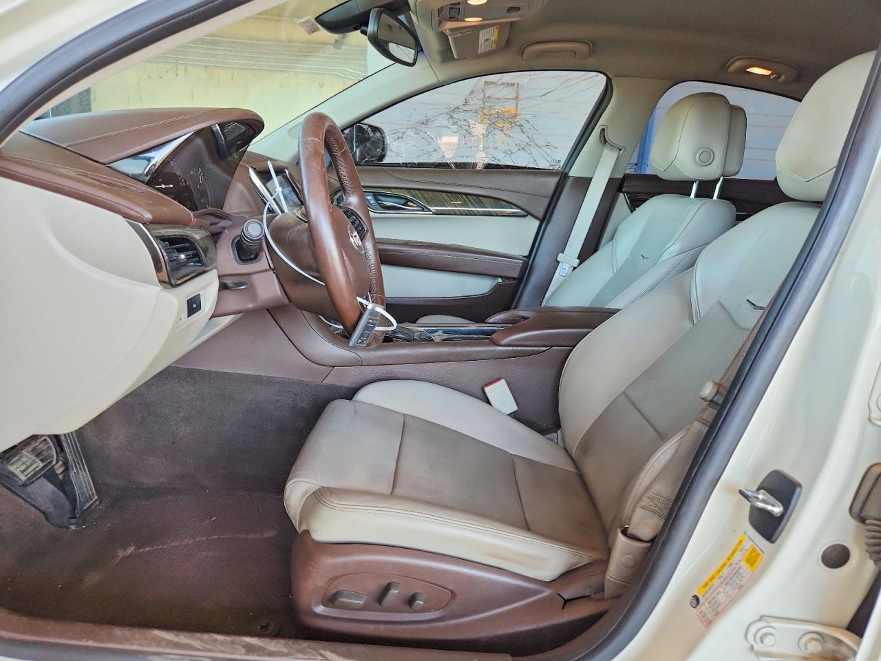 2013 Cadillac Ats Luxury White vin: 1G6AB5RA4D0140066