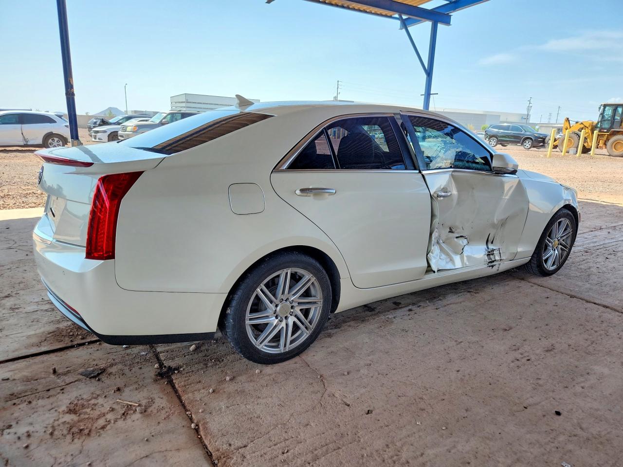 2013 Cadillac Ats Luxury White vin: 1G6AB5RA4D0140066