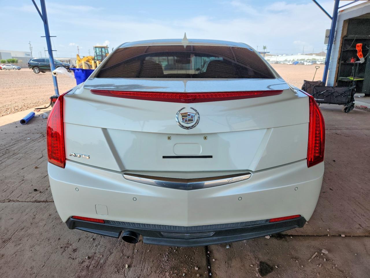 2013 Cadillac Ats Luxury White vin: 1G6AB5RA4D0140066