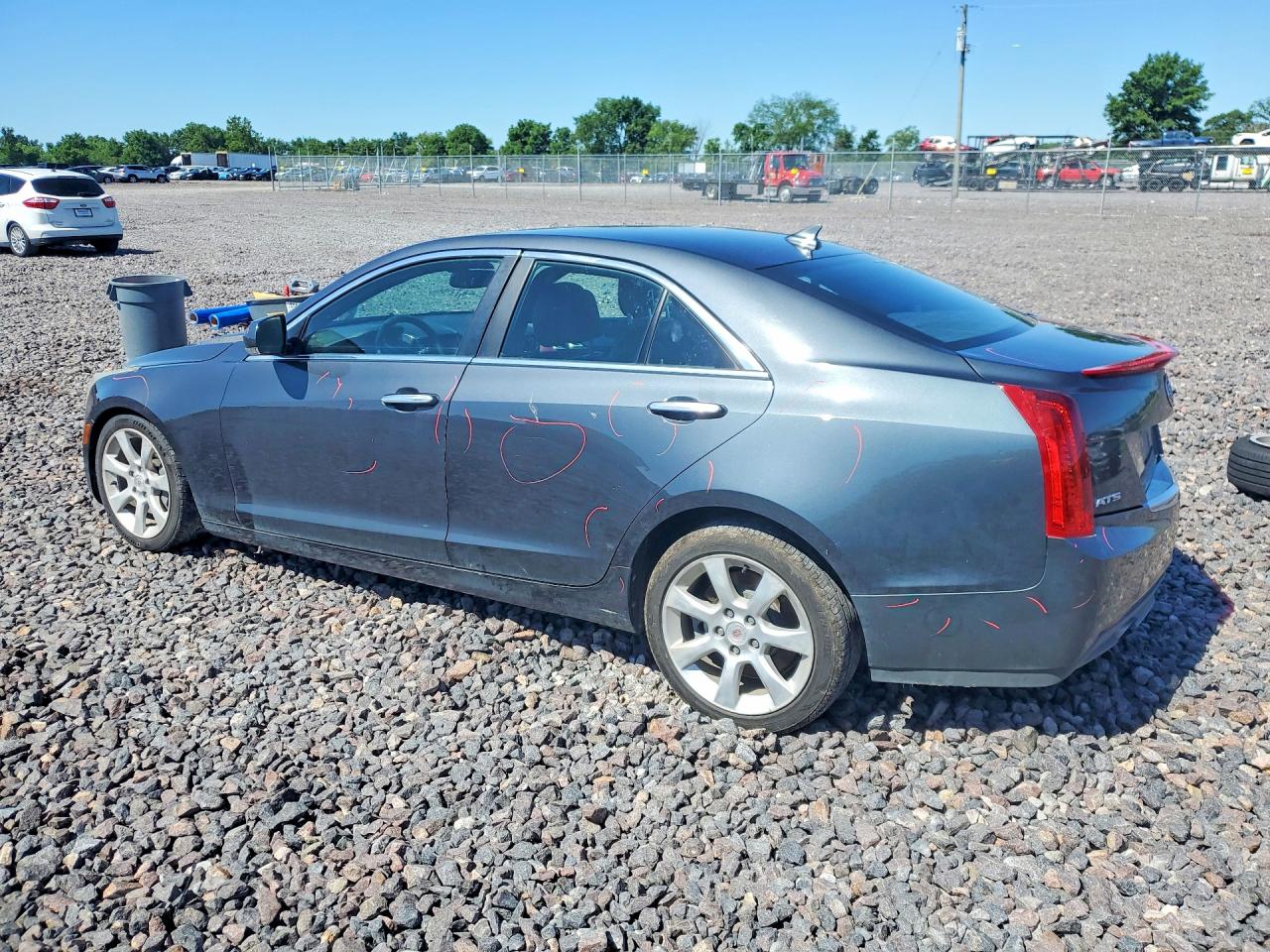 2013 Cadillac Ats Luxury Gray vin: 1G6AB5RA5D0111031