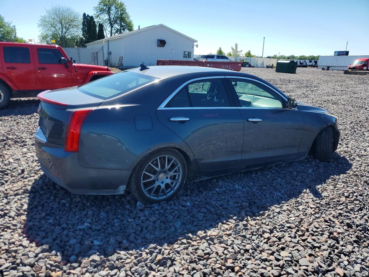 2013 Cadillac Ats Luxury Gray vin: 1G6AB5RA5D0111031