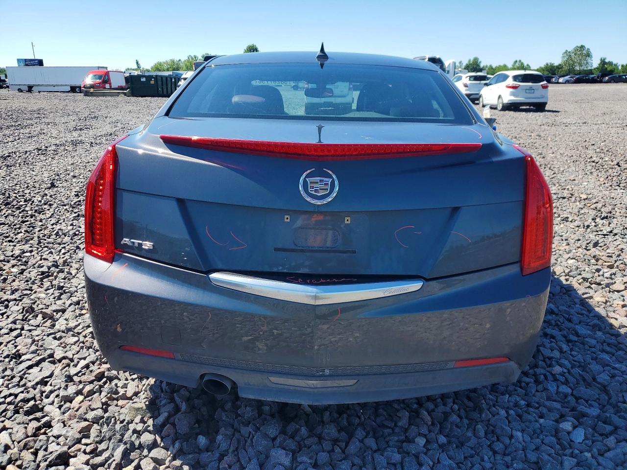 2013 Cadillac Ats Luxury Gray vin: 1G6AB5RA5D0111031