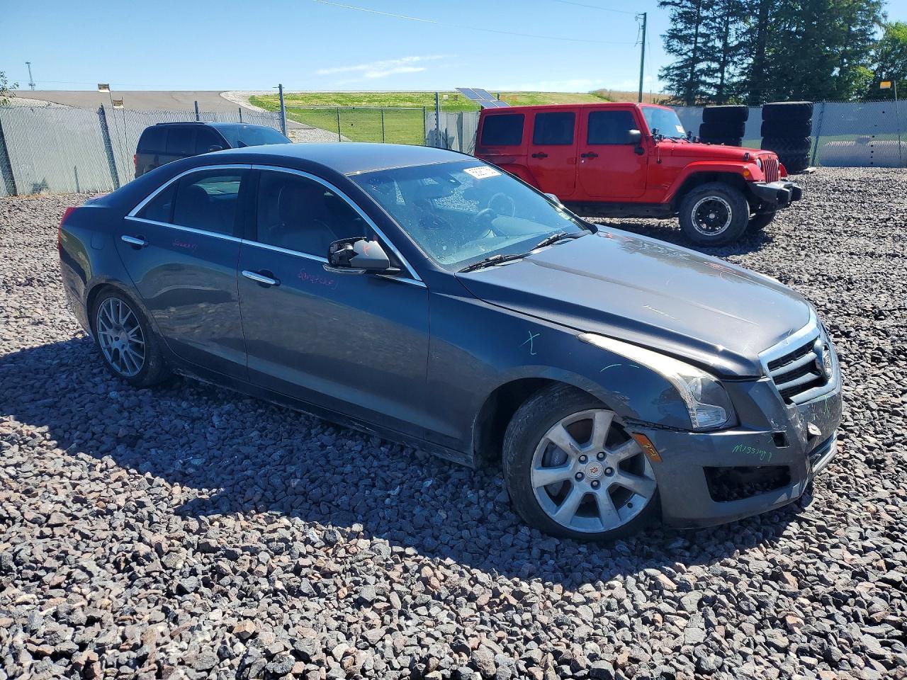 2013 Cadillac Ats Luxury Gray vin: 1G6AB5RA5D0111031