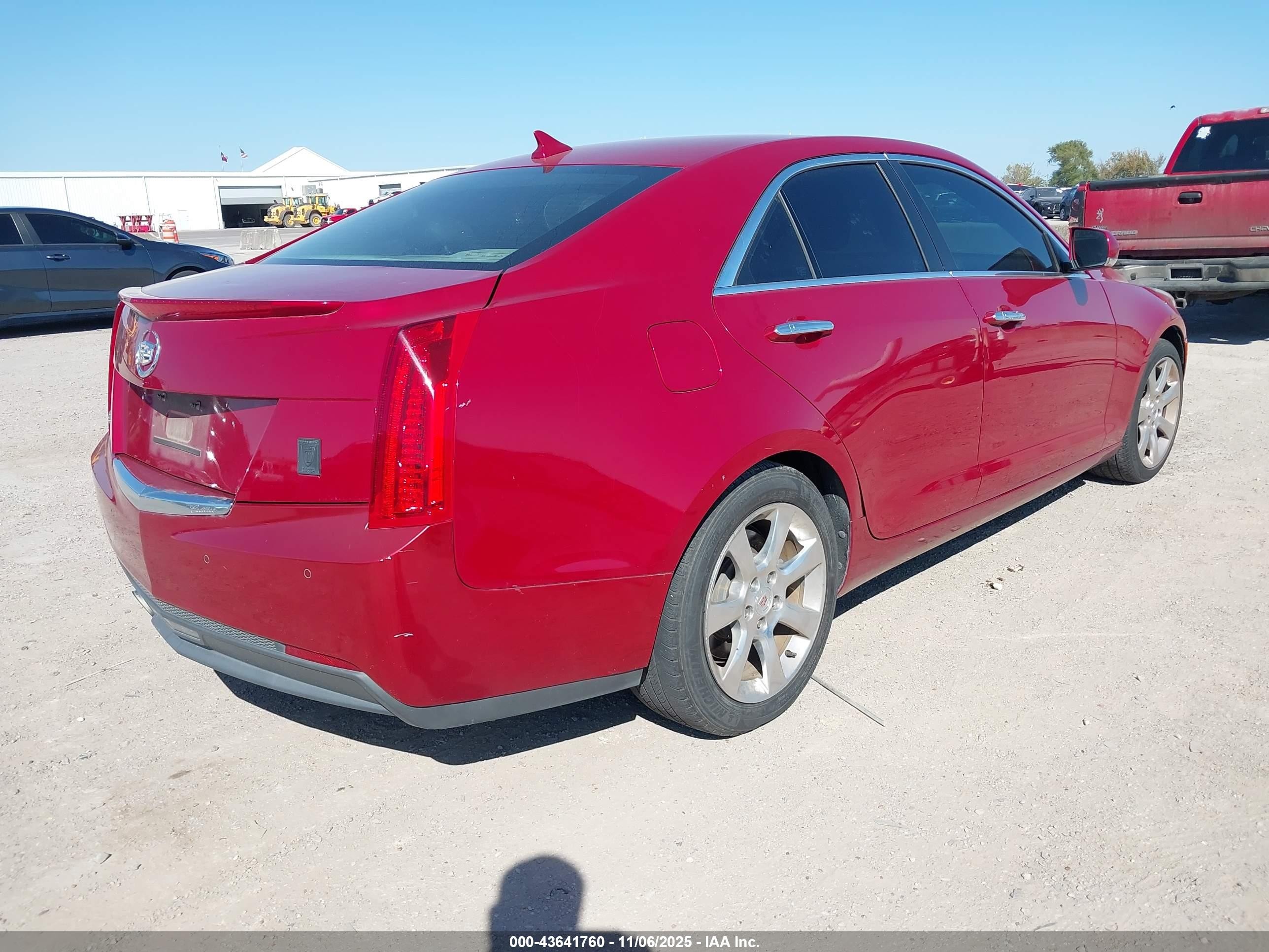 2013 Cadillac Ats Luxury Темно-бордовый vin: 1G6AB5RA5D0152646