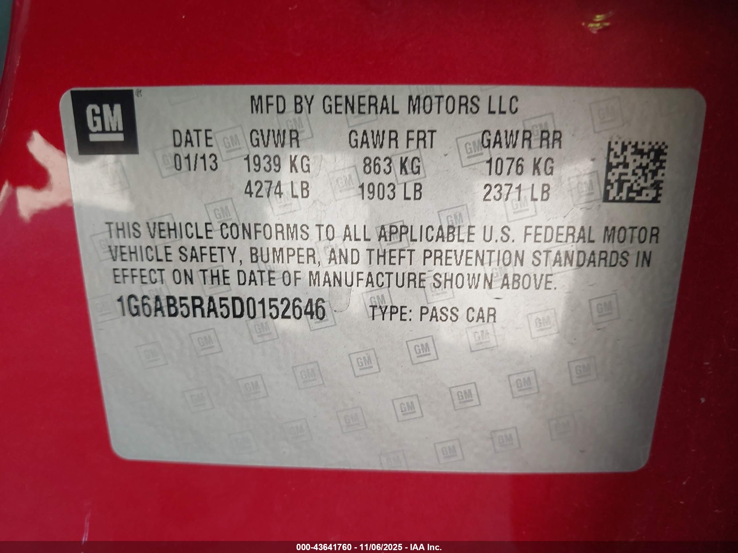 2013 Cadillac Ats Luxury Темно-бордовый vin: 1G6AB5RA5D0152646