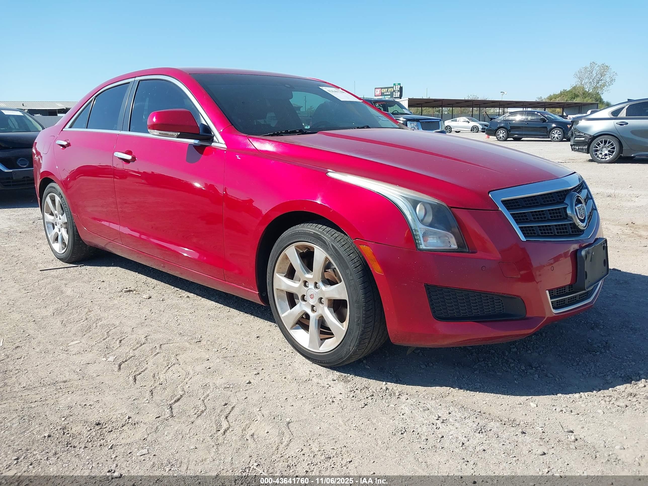 2013 Cadillac Ats Luxury Темно-бордовый vin: 1G6AB5RA5D0152646