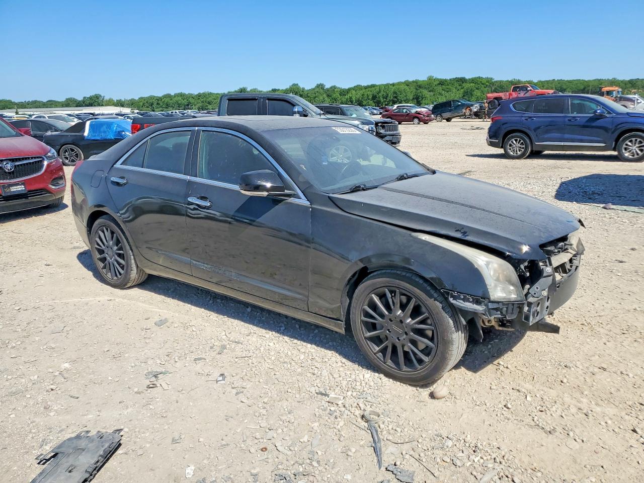 2012 Cadi Ats Black vin: 1G6AB5RA5E0110138