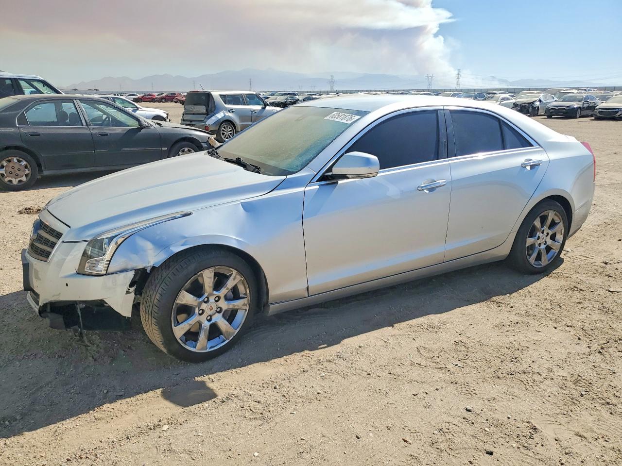 2014 Cadillac Ats Luxury Silver vin: 1G6AB5RA5E0152129