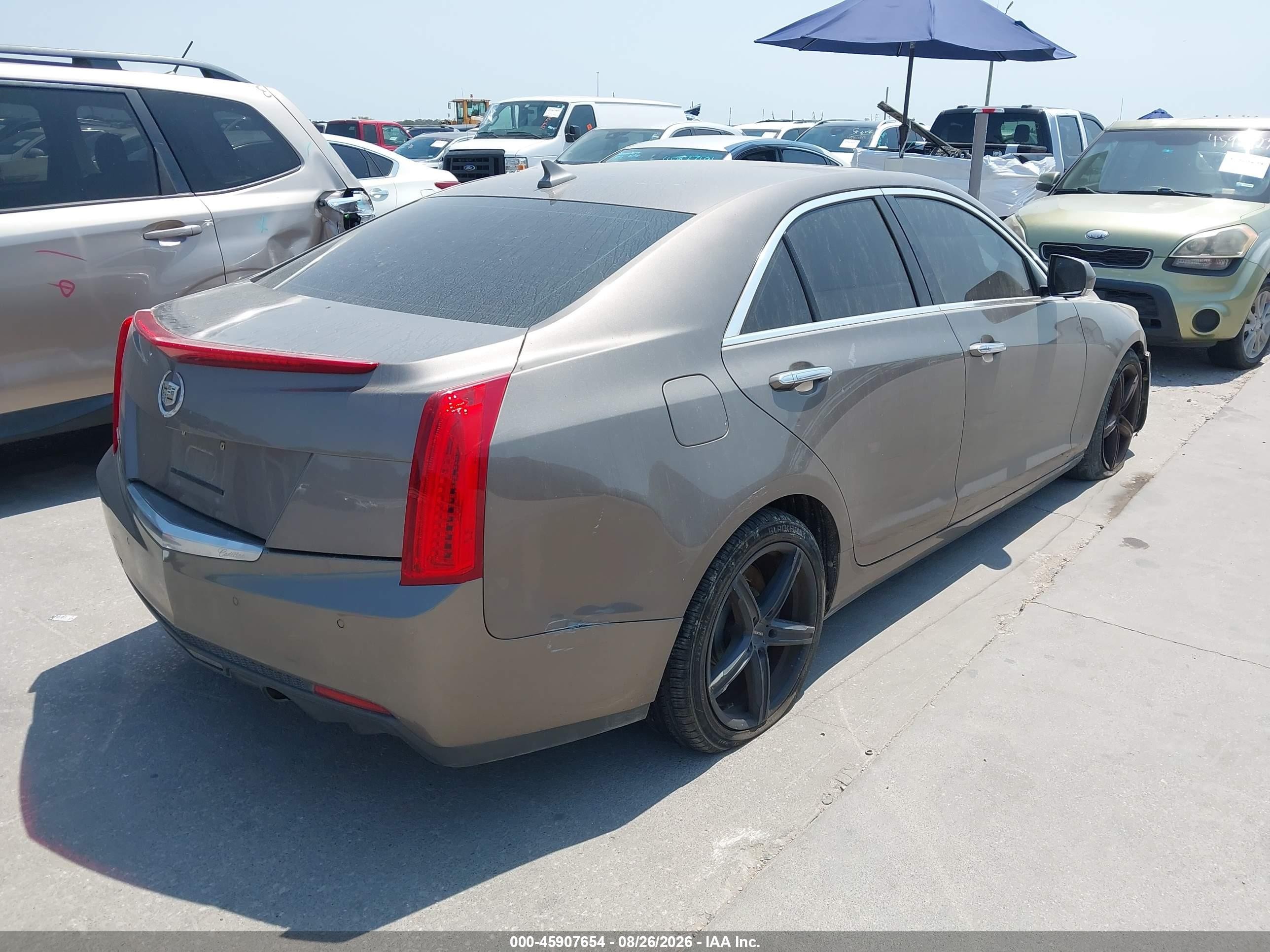 2014 Cadillac Ats Luxury Brown vin: 1G6AB5RA5E0170727