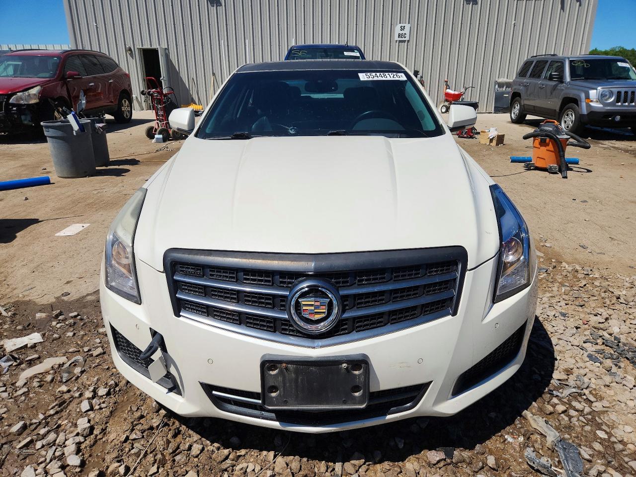 2013 Cadillac Ats Luxury White vin: 1G6AB5RA6D0111782